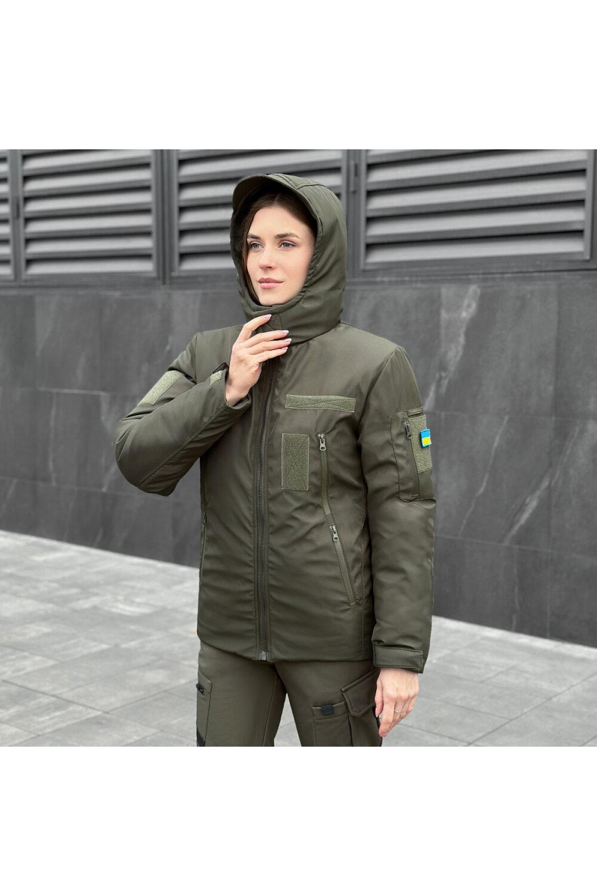 Куртка Pobedov Motive ЗИМА B Жіноча Хакі
