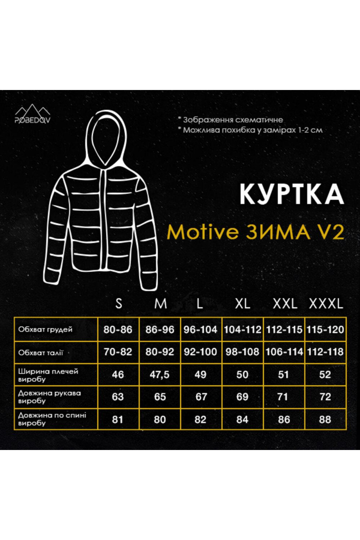 Куртка Pobedov Motive ЗИМА B Жіноча Хакі