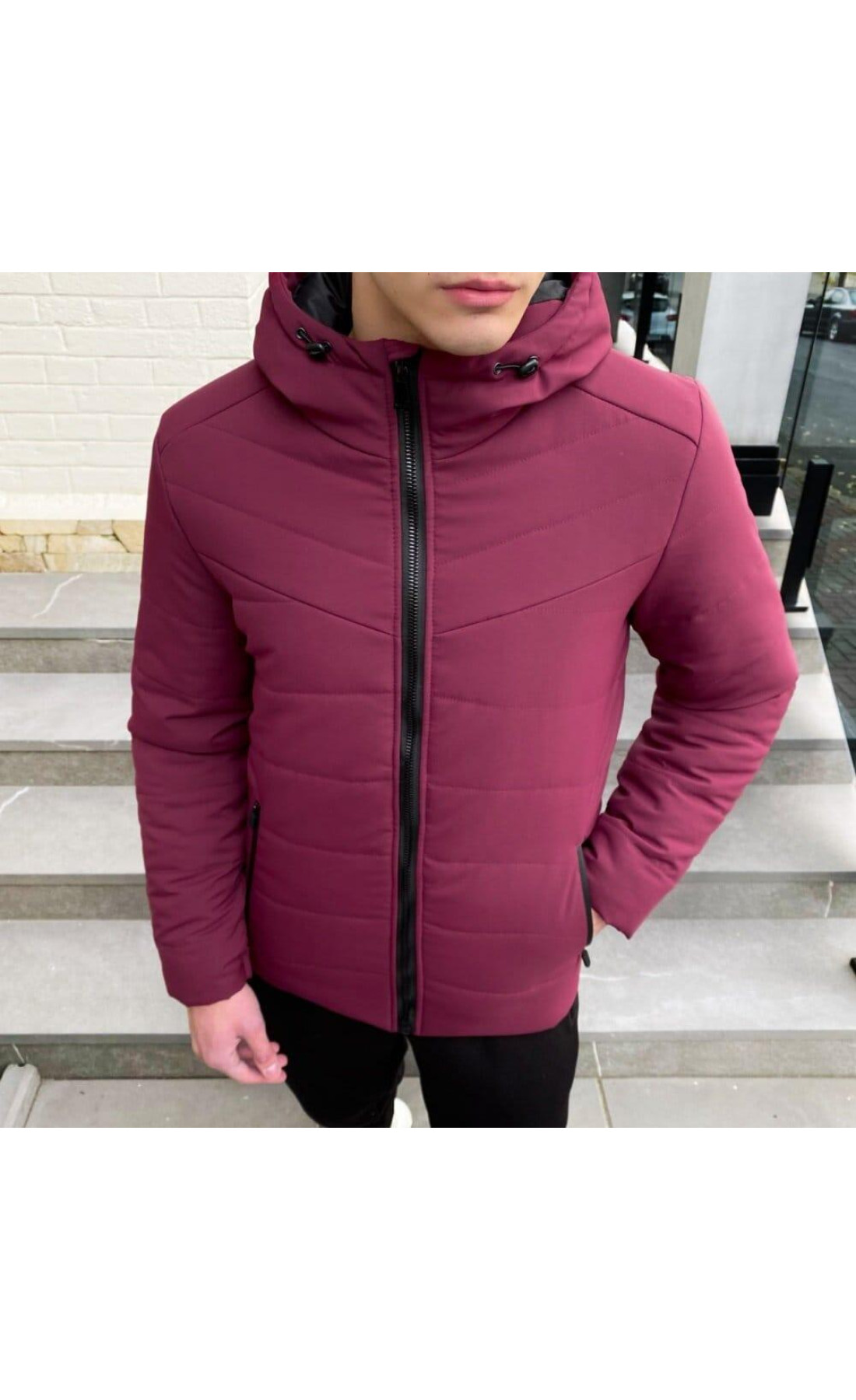 Куртка Pobedov Winter Jacket Dzen Бордовий