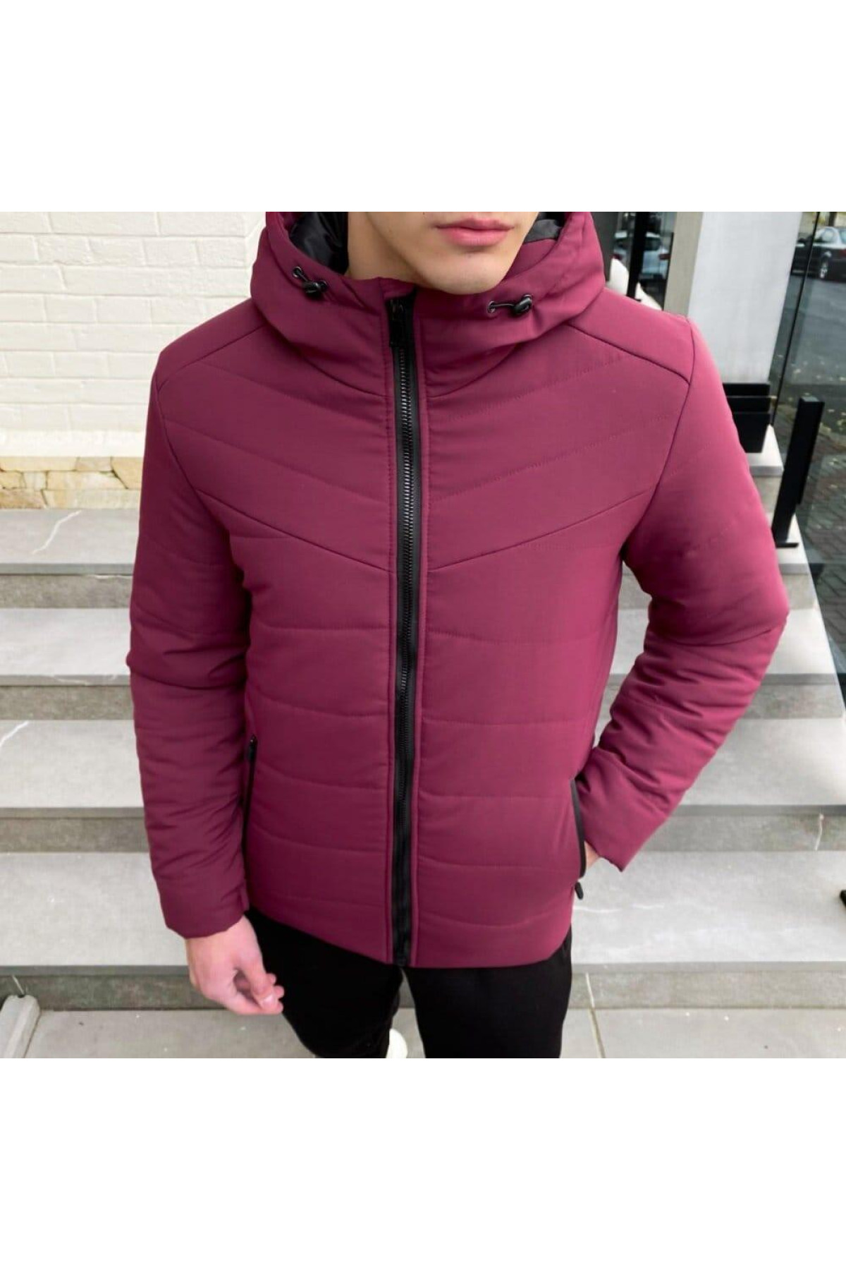 Куртка Pobedov Winter Jacket Dzen Бордовий