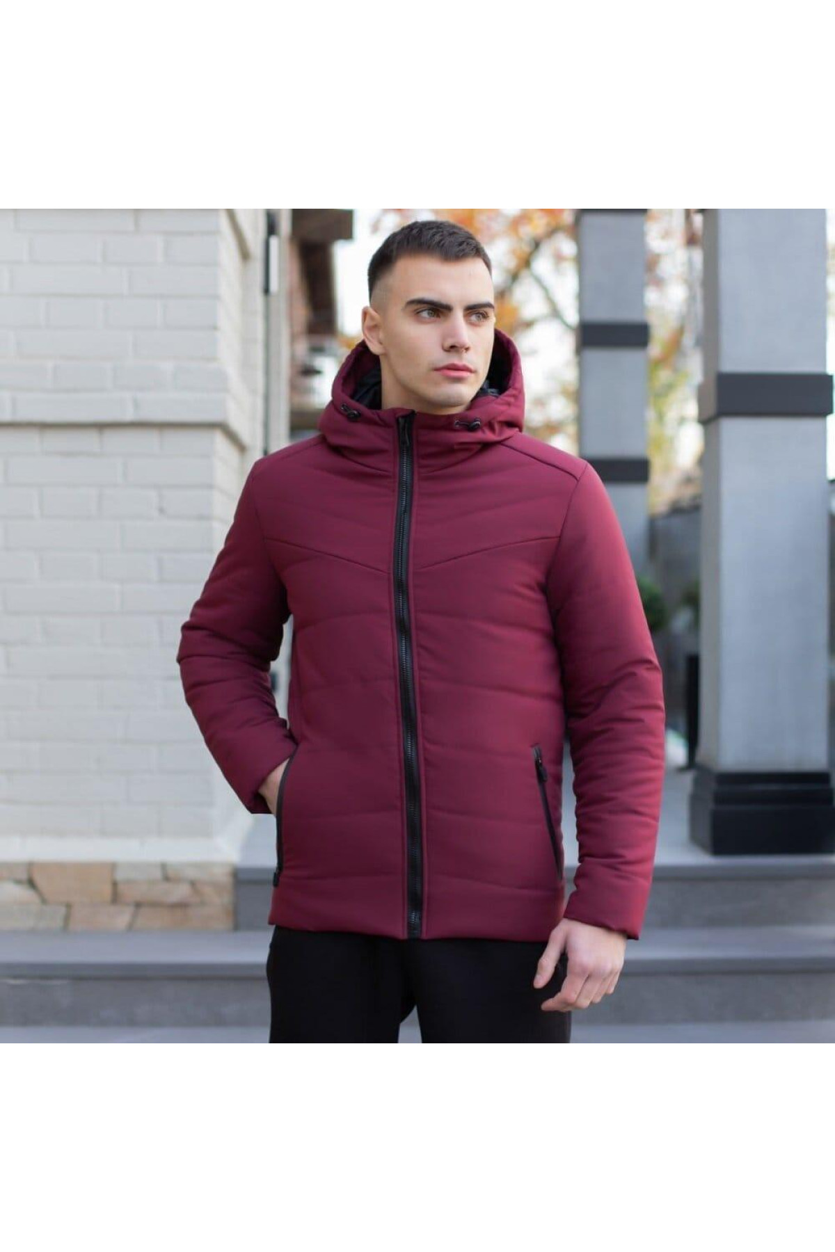 Куртка Pobedov Winter Jacket Dzen Бордовий