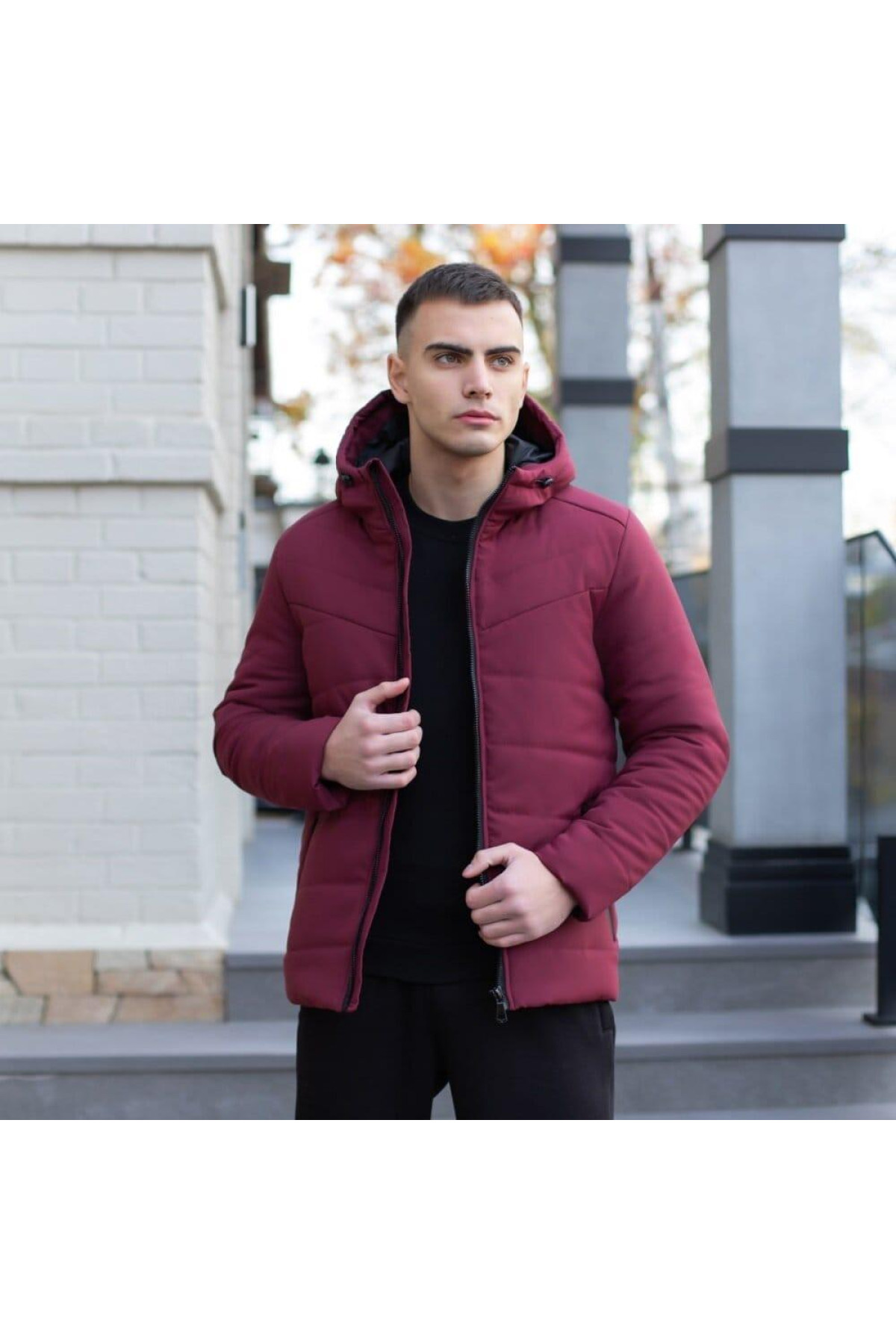 Куртка Pobedov Winter Jacket Dzen Бордовий
