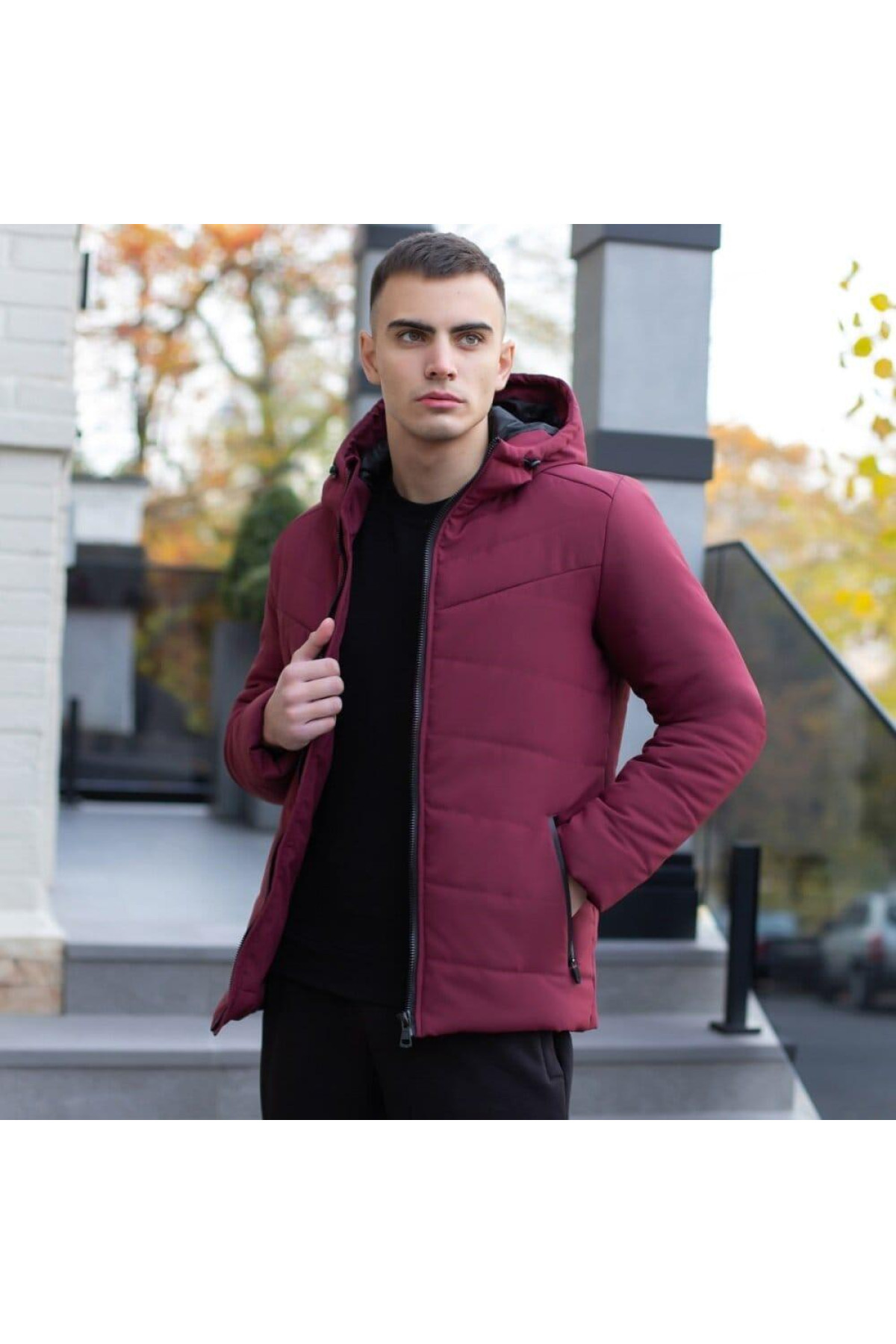 Куртка Pobedov Winter Jacket Dzen Бордовий