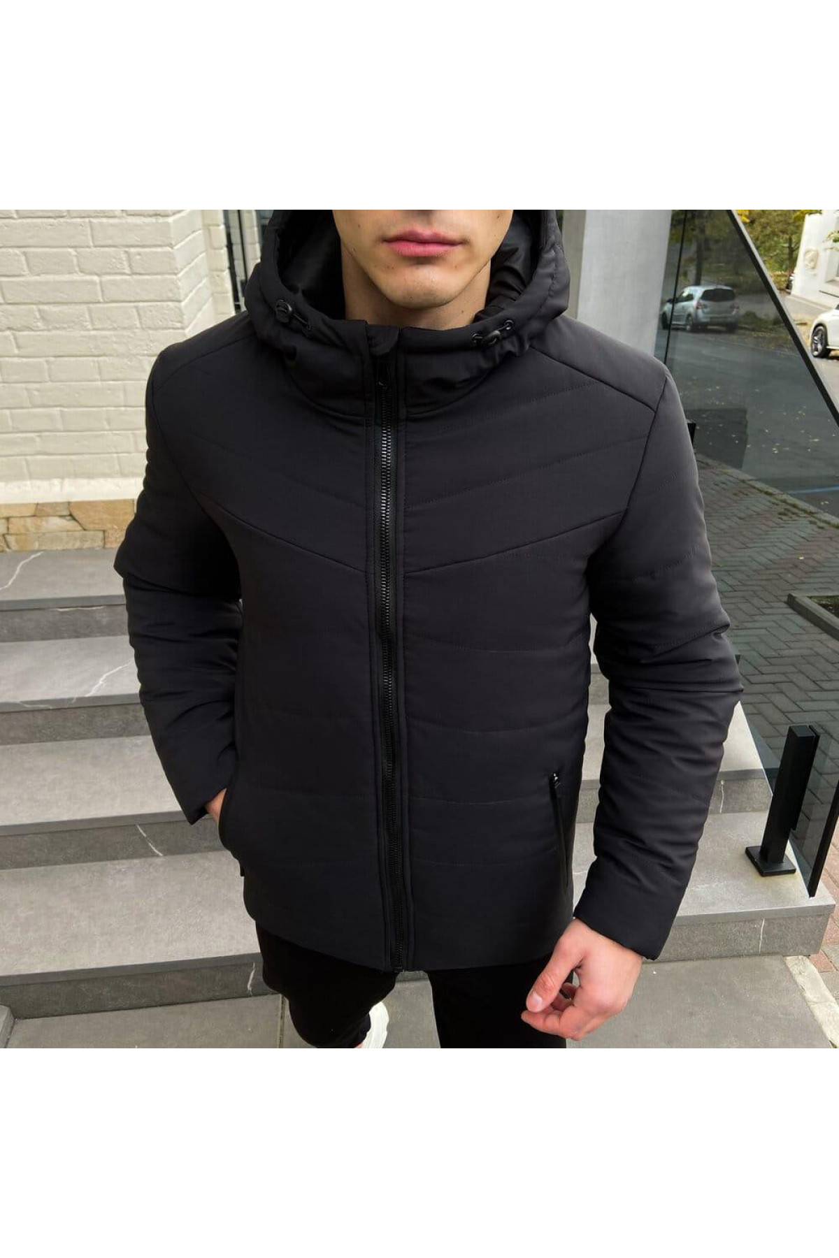Куртка Pobedov Winter Jacket Dzen Чорний