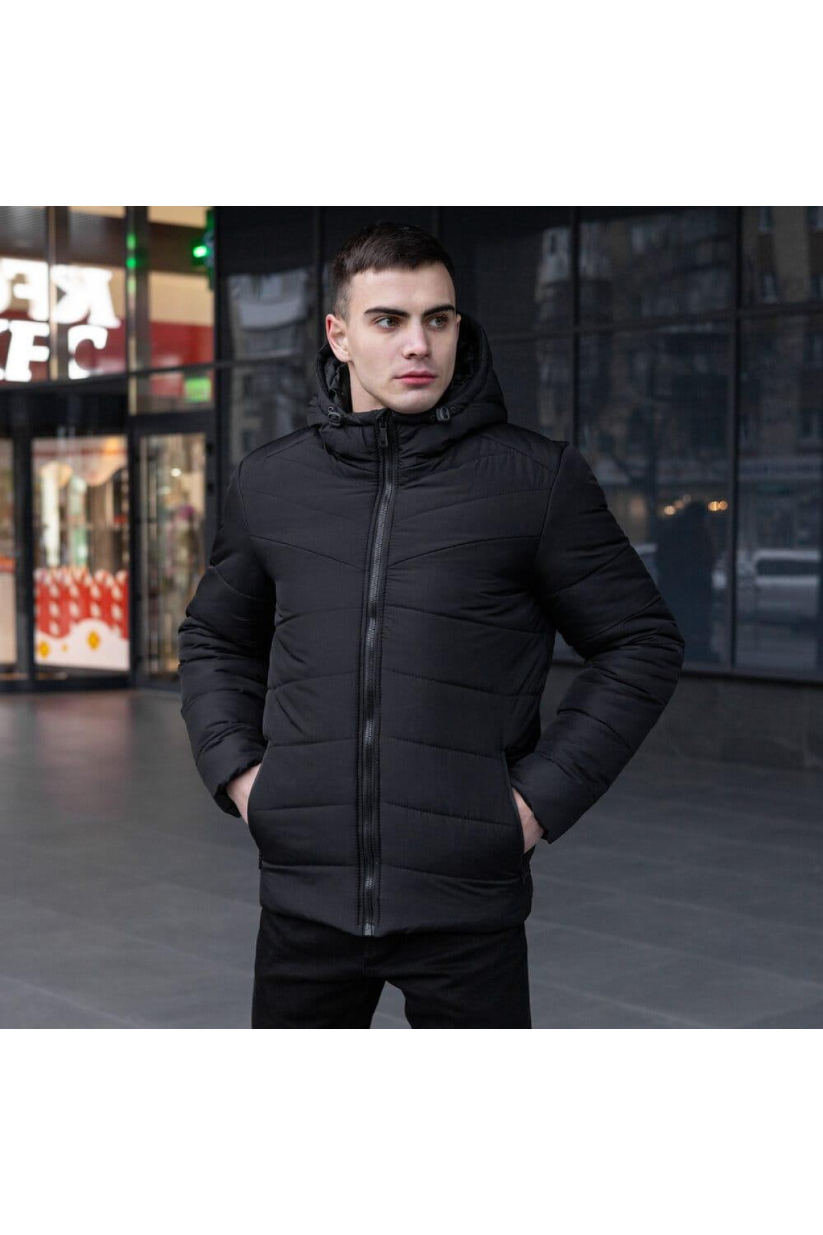 Куртка Pobedov Winter Jacket Dzen Чорний