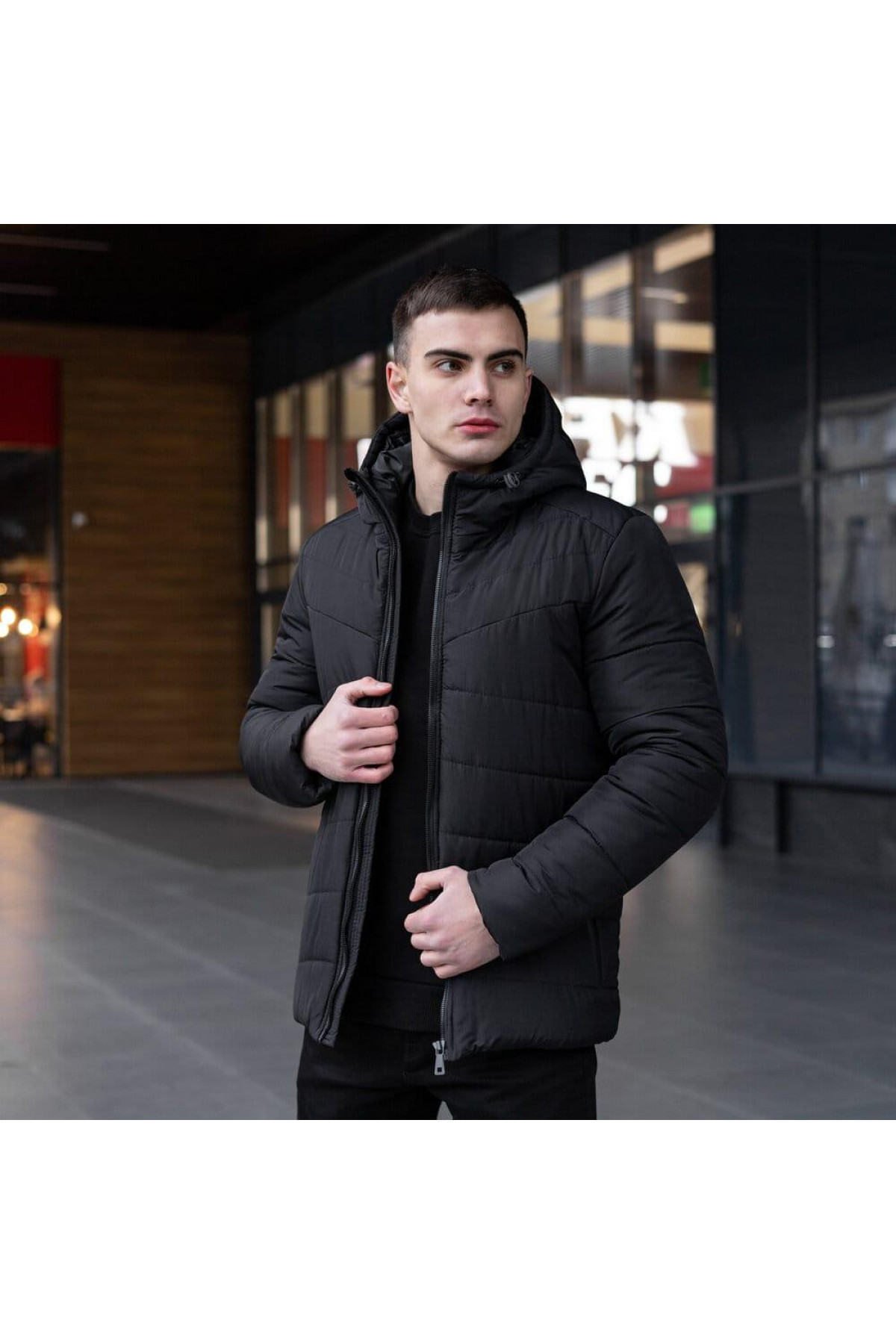 Куртка Pobedov Winter Jacket Dzen Чорний