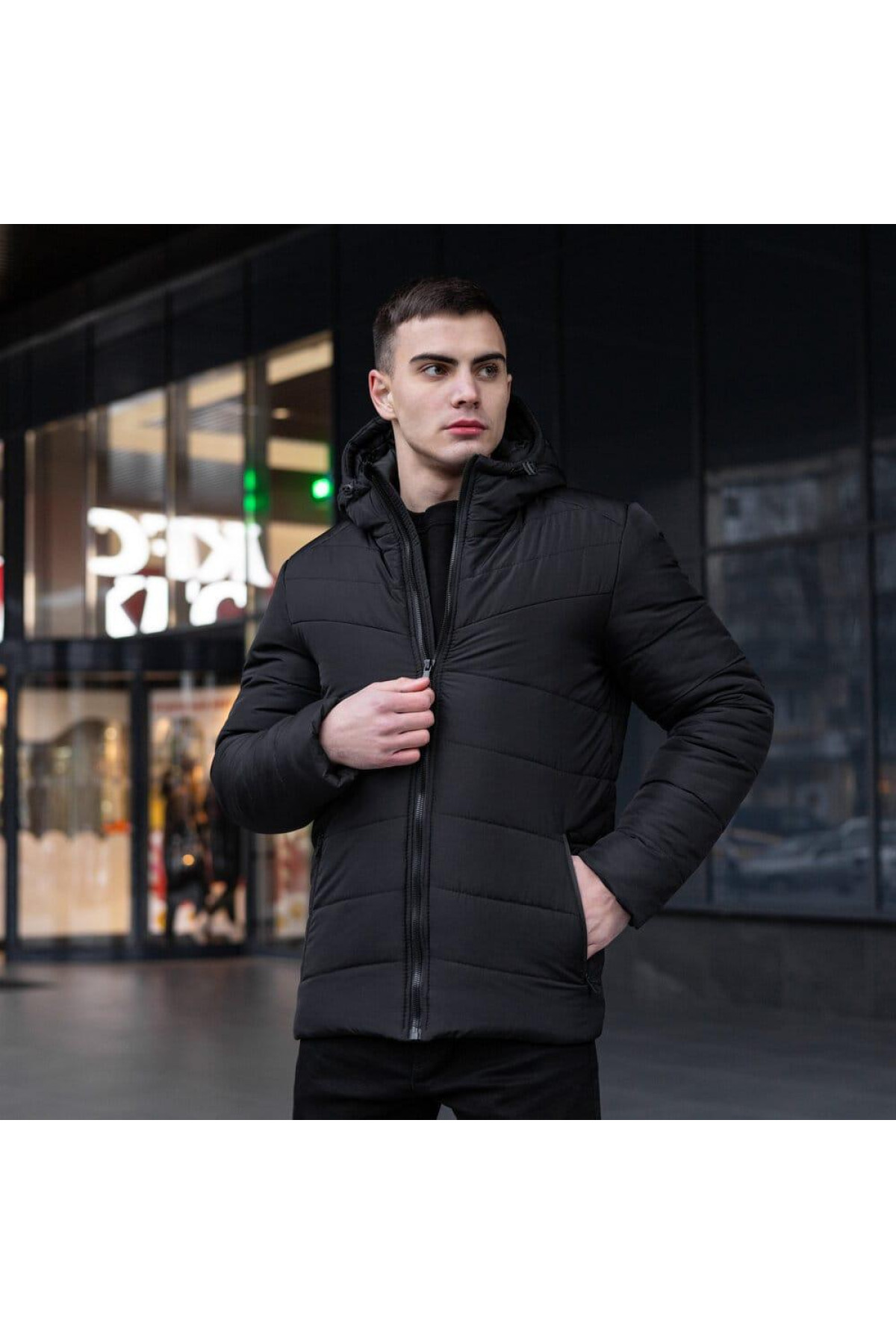 Куртка Pobedov Winter Jacket Dzen Чорний