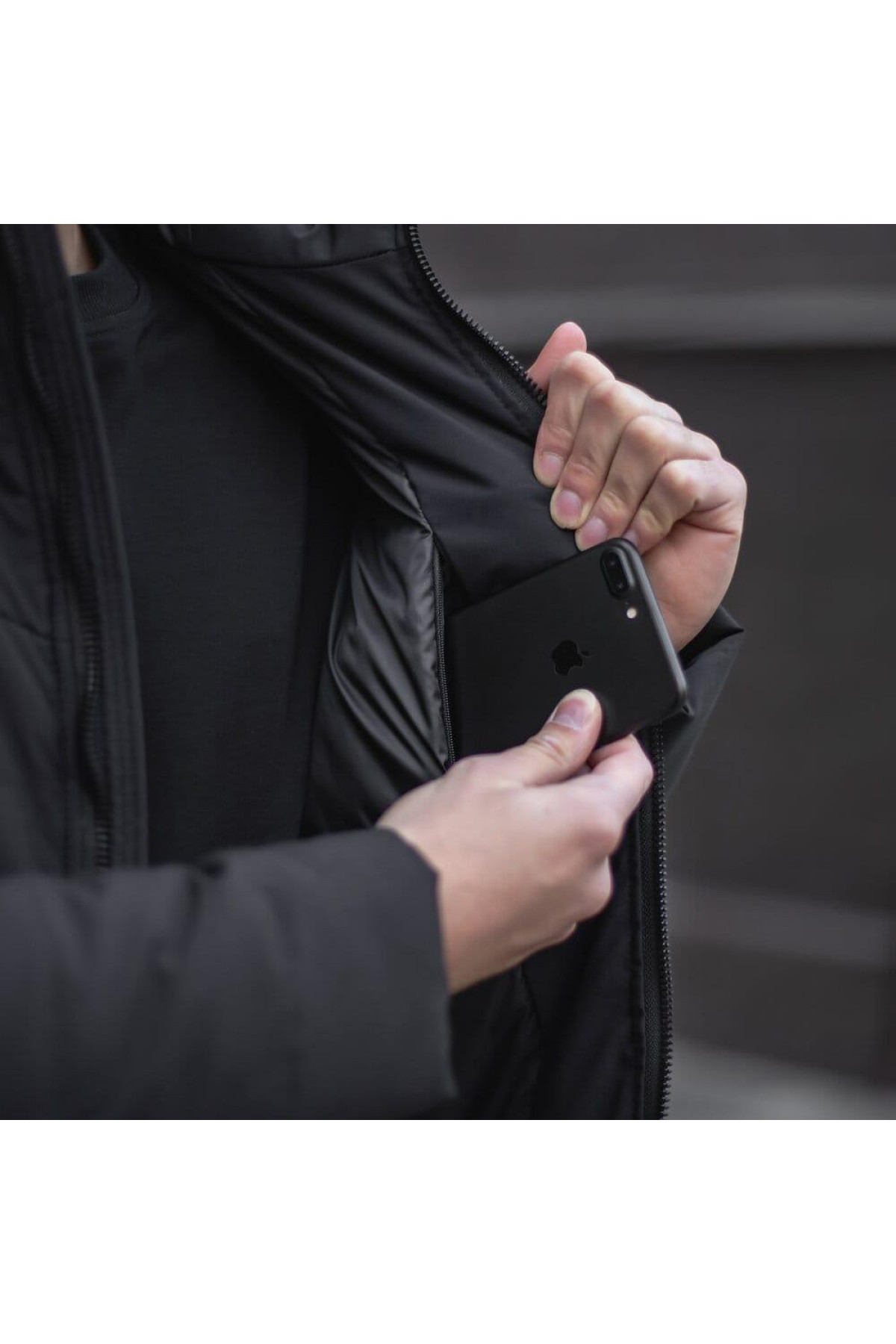 Куртка Pobedov Winter Jacket Dzen Чорний