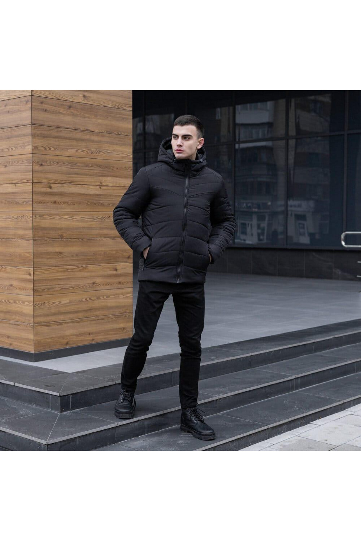 Куртка Pobedov Winter Jacket Dzen Чорний