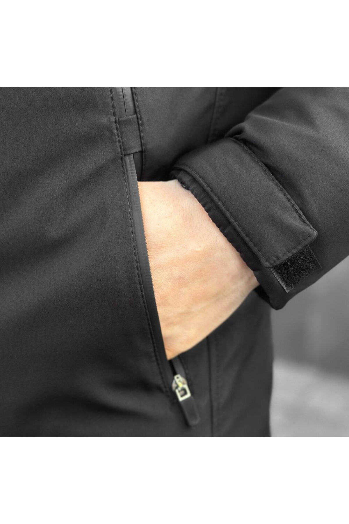 Куртка Pobedov Winter Jacket Motive ЗИМА Чорний