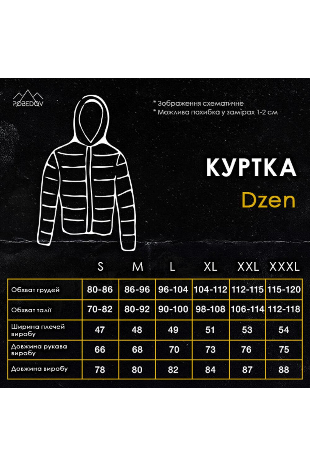 Куртка Pobedov Winter Jacket Dzen Хакі