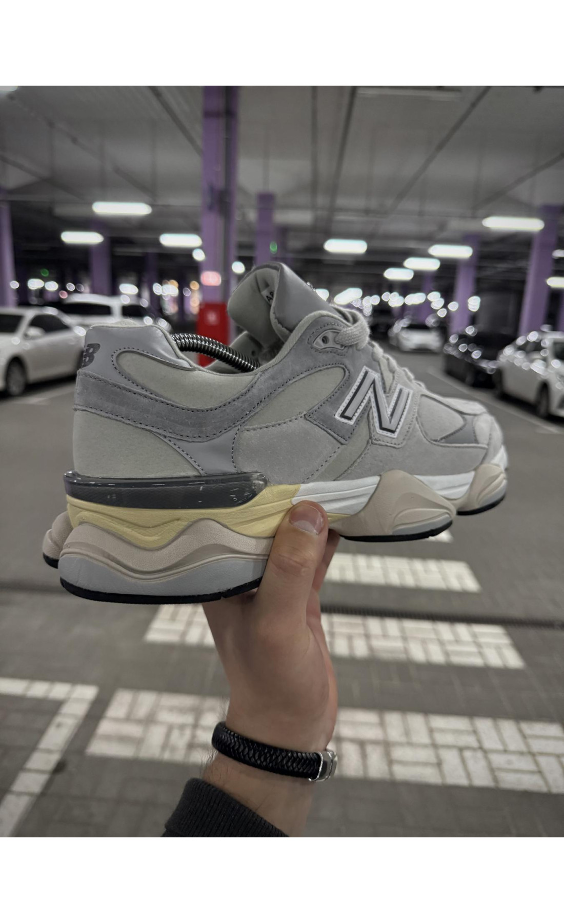 Чоловічі кросівки  Зимові кросівки new balance waterproof (світло сірі) (832-2)