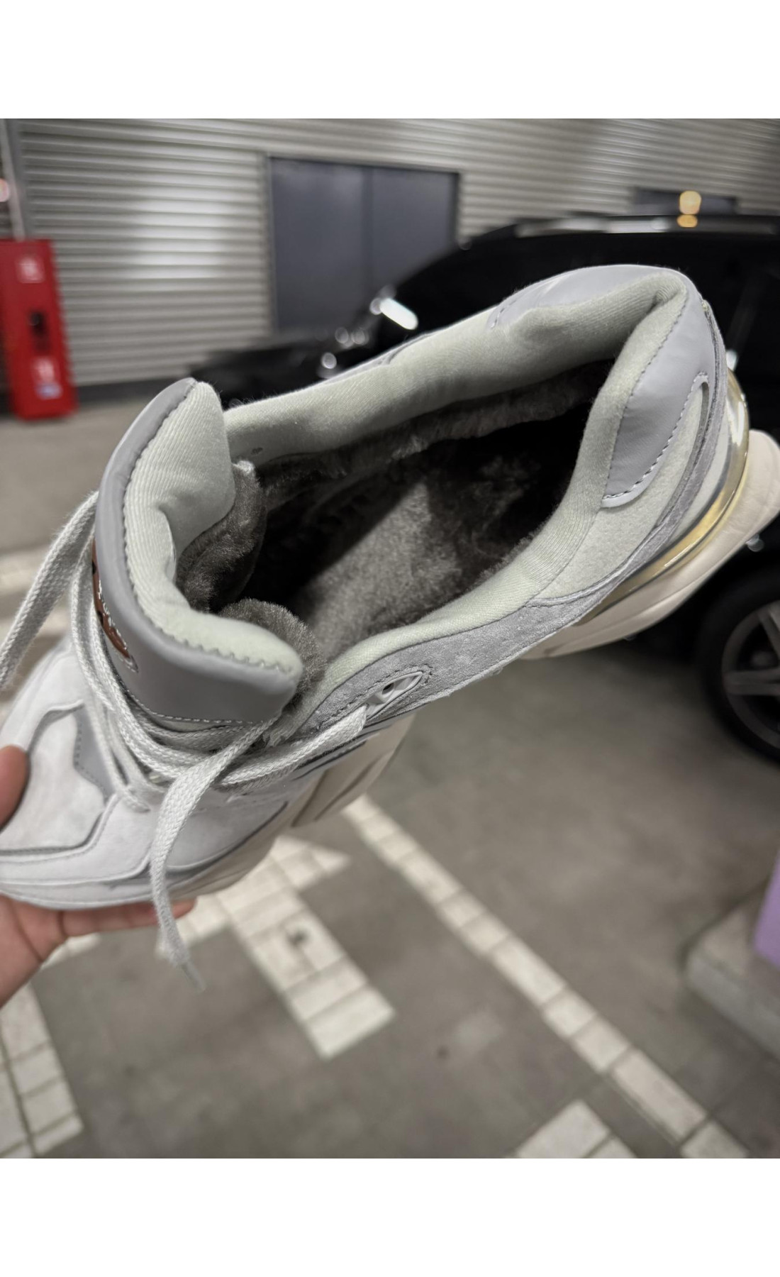 Чоловічі кросівки  Зимові кросівки new balance waterproof (світло сірі) (832-2)