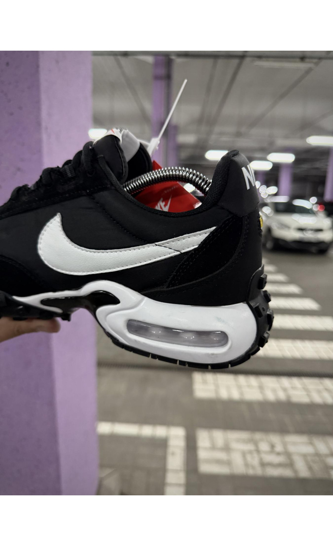 Чоловічі кросівки  Термо кросівки nike air max vaffle (чорно-білі) (6658-4)