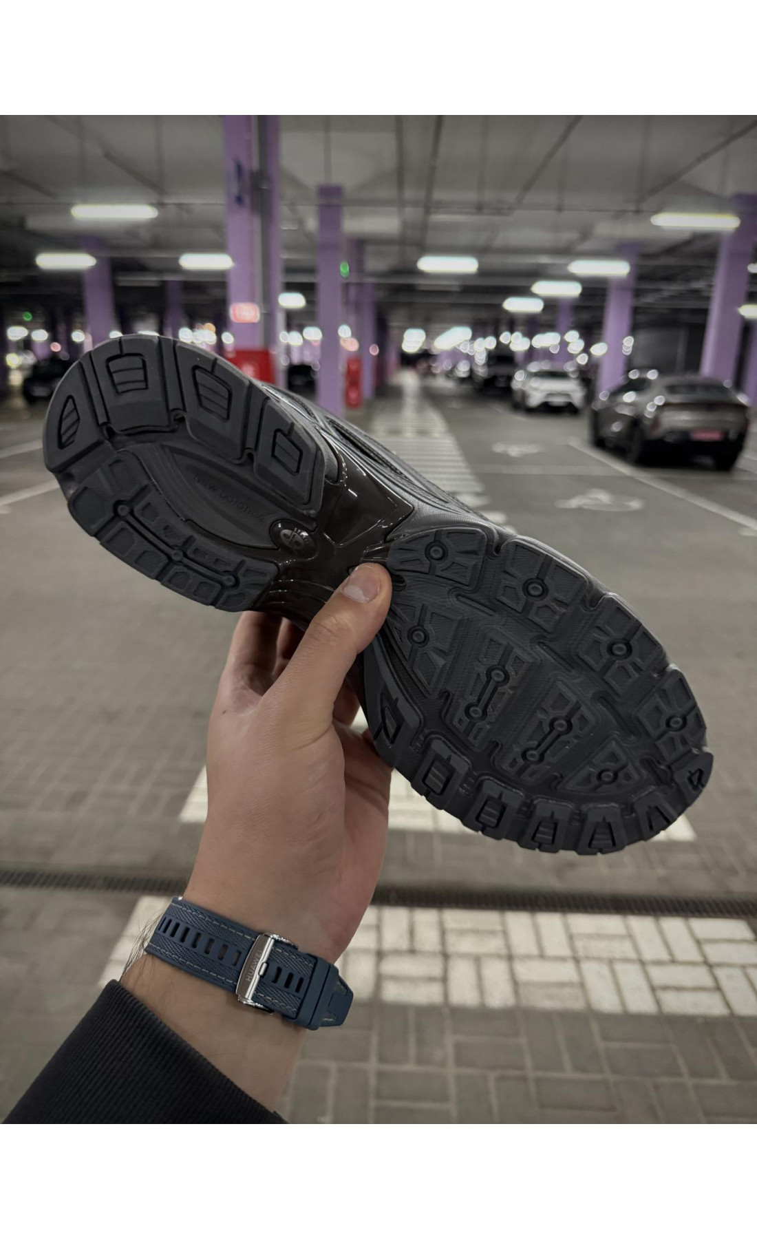 Чоловічі кросівки  Термо кросівки new balance waterproof gore tex (темно-сірі) (740-3)