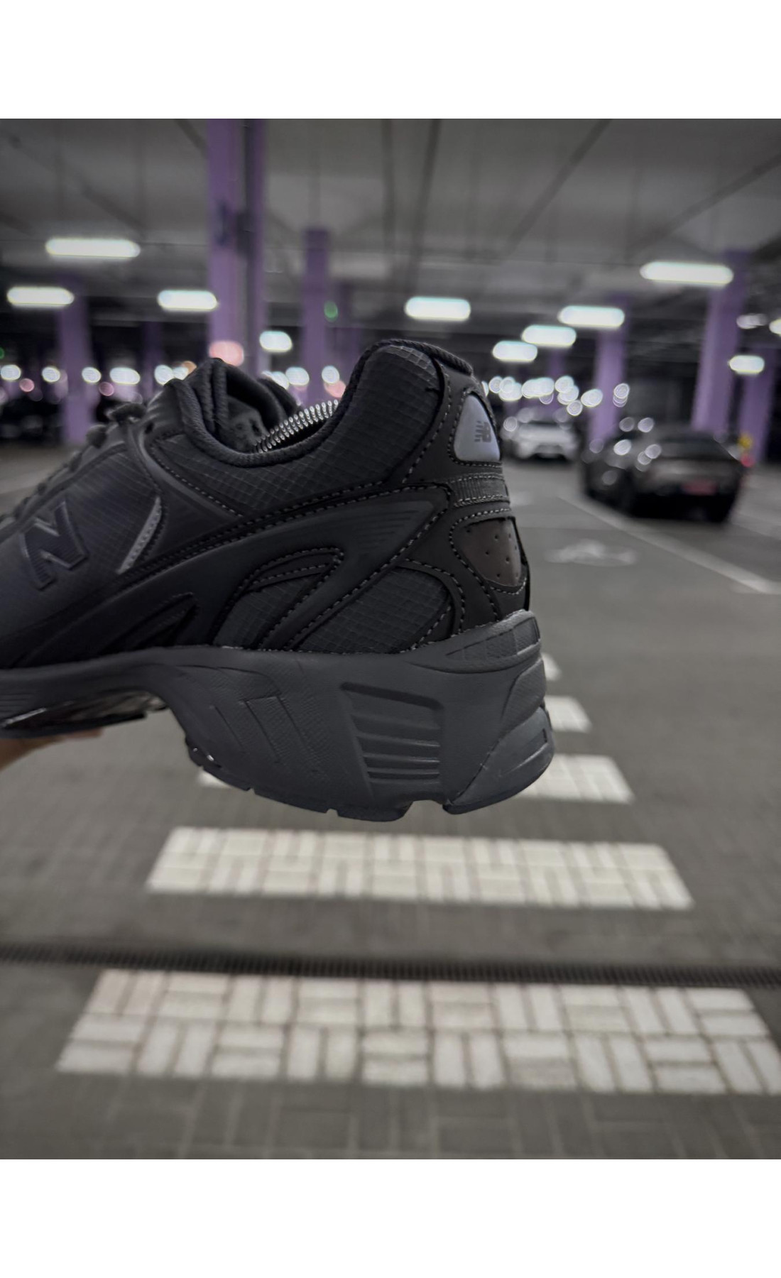 Чоловічі кросівки  Термо кросівки new balance waterproof gore tex (темно-сірі) (740-3)