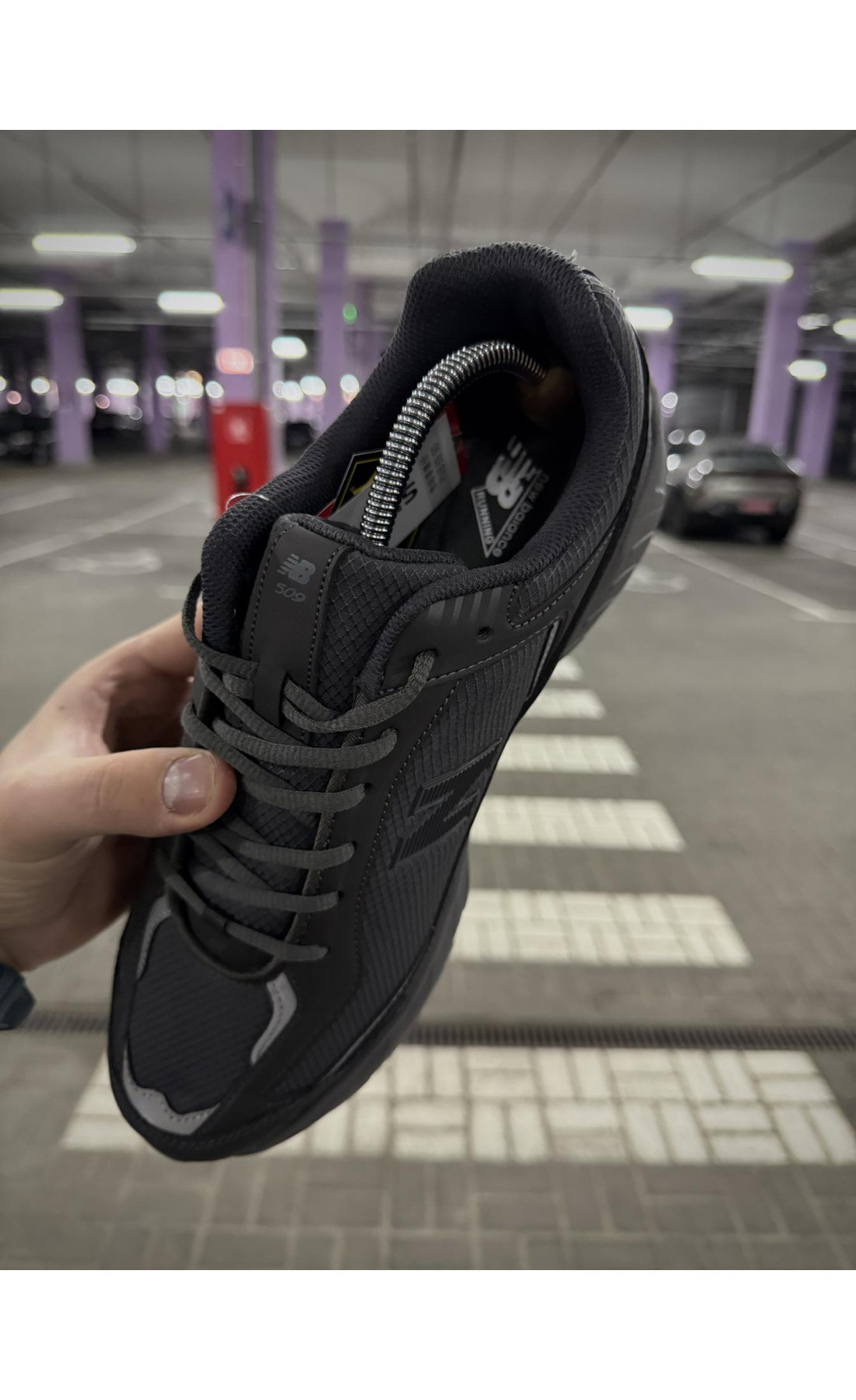 Чоловічі кросівки  Термо кросівки new balance waterproof gore tex (темно-сірі) (740-3)