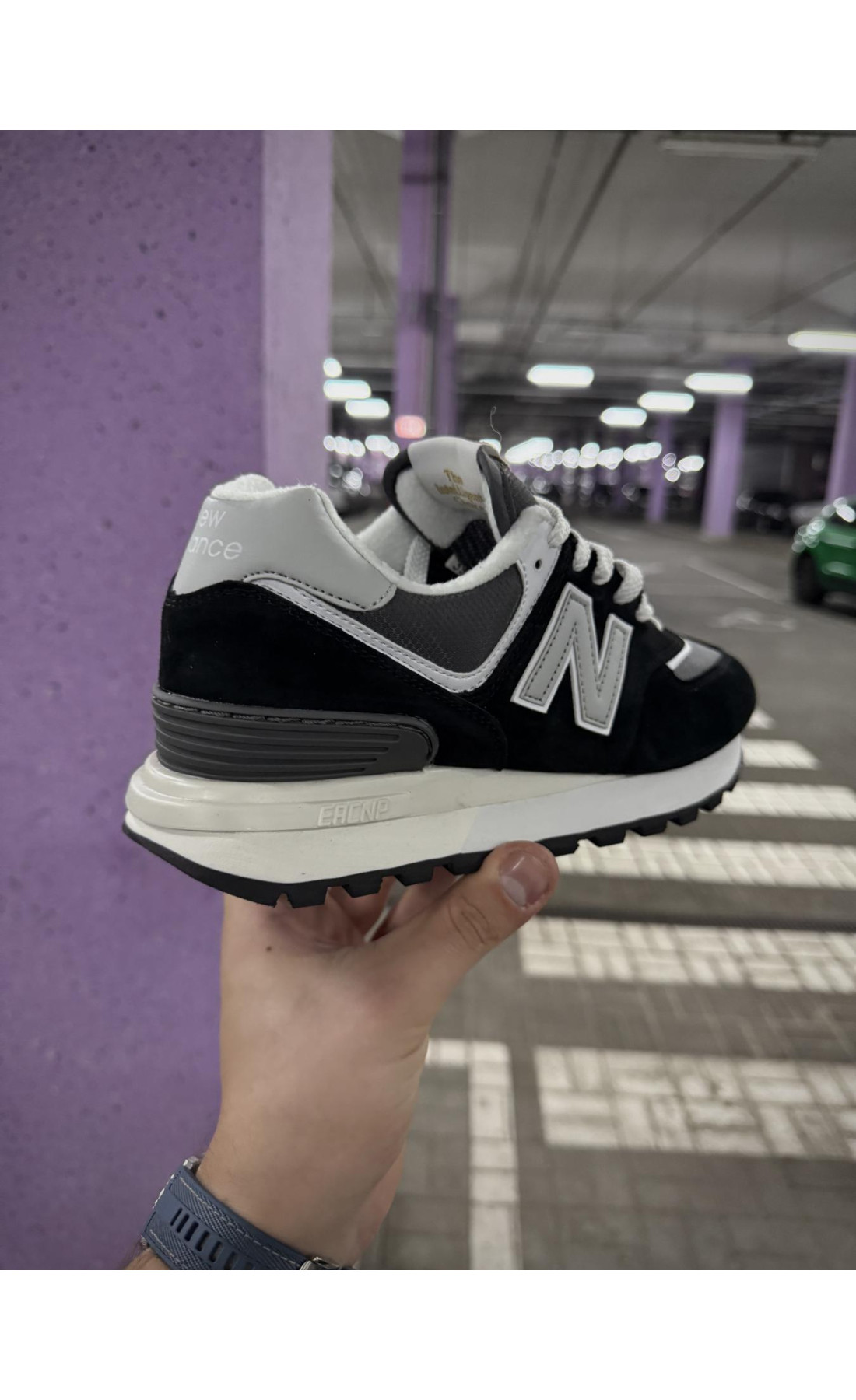 Чоловічі кросівки  Термо кросівки new balance legacy waterproof gore tex, р - (чорні) (7100-5)