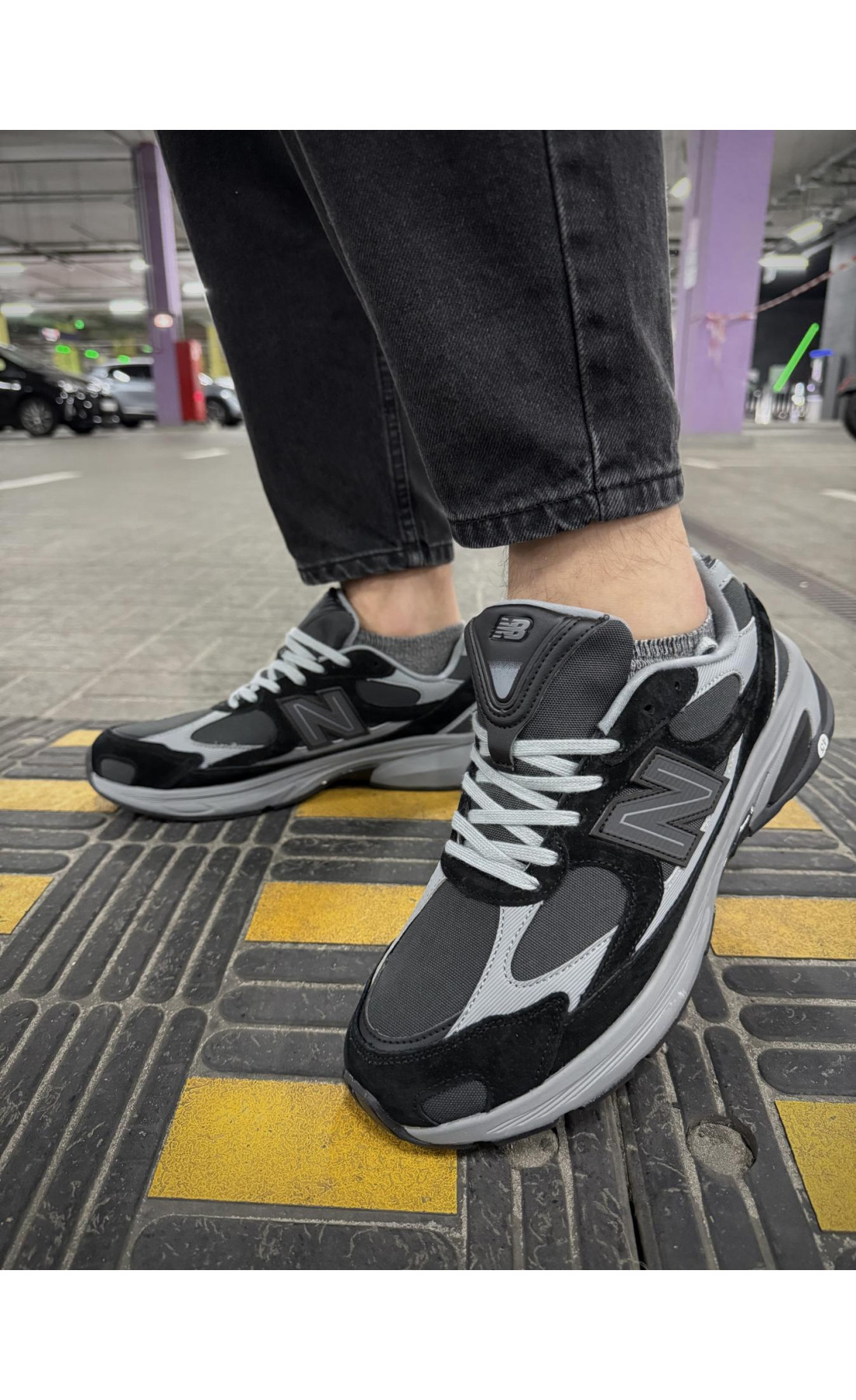 Чоловічі кросівки  Термо кросівки new balance waterproof cordura (9144-4)