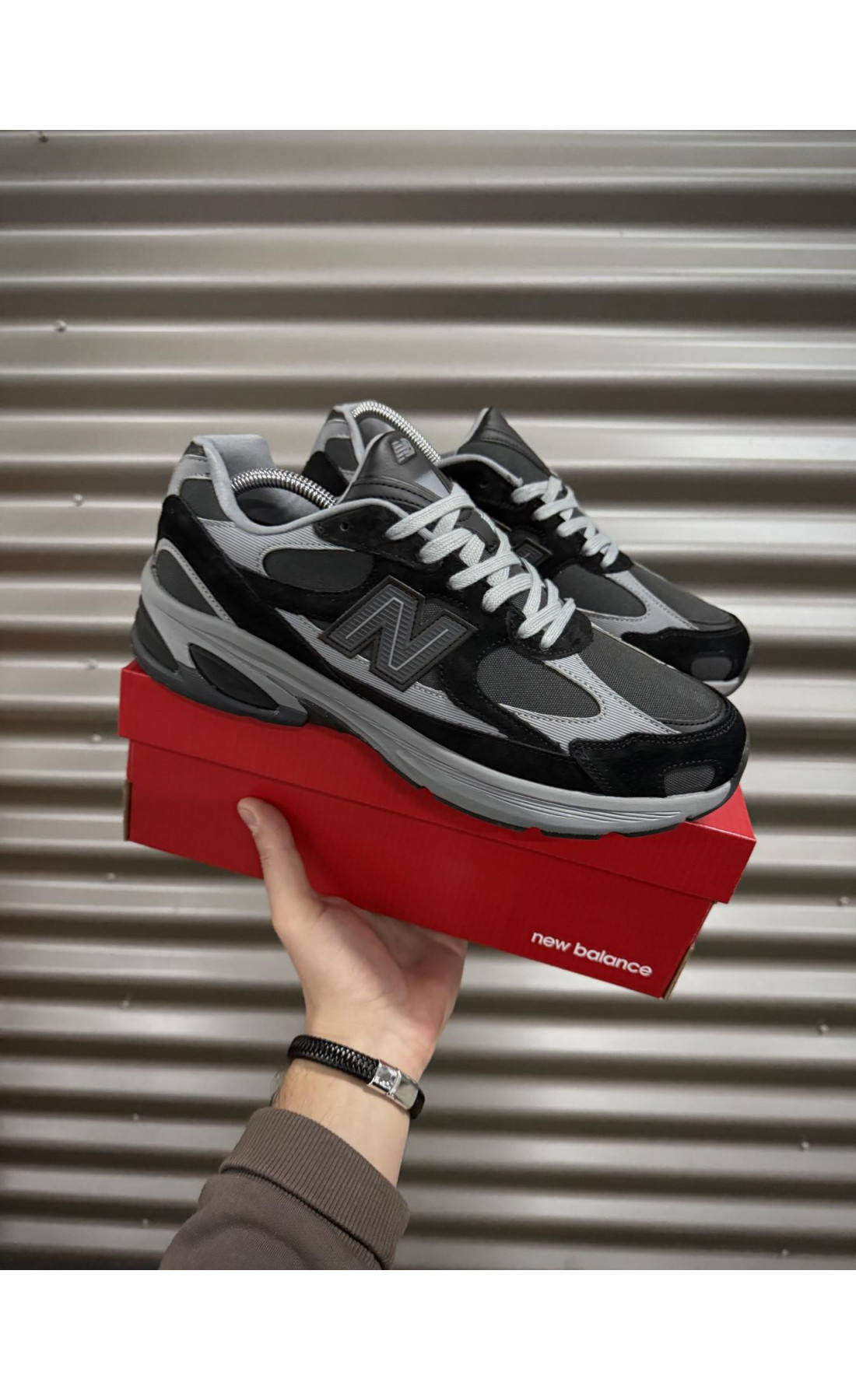 Чоловічі кросівки  Термо кросівки new balance waterproof cordura (9144-4)