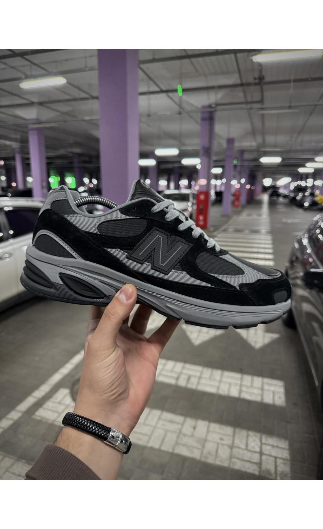 Чоловічі кросівки  Термо кросівки new balance waterproof cordura (9144-4)