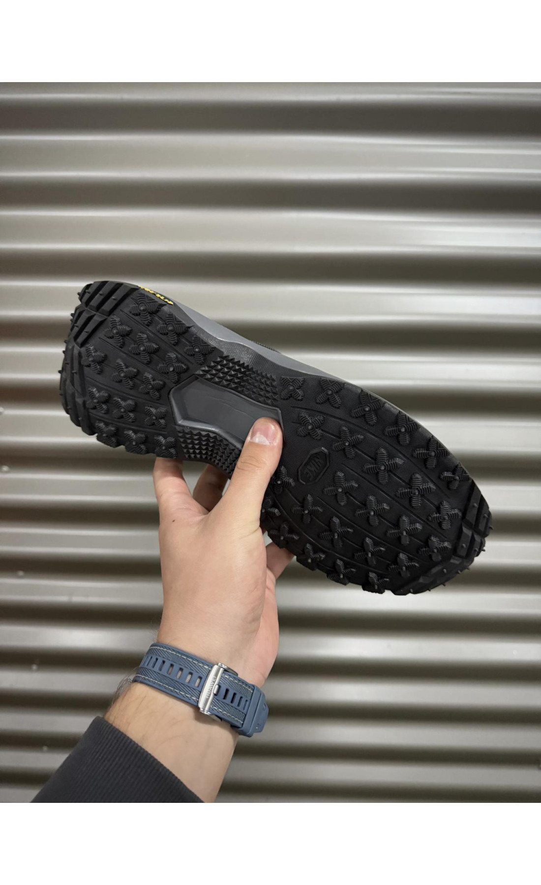 Чоловічі кросівки  Термо кросівки nike acg air terra antarctic (чорно-сірі) (2919-8)