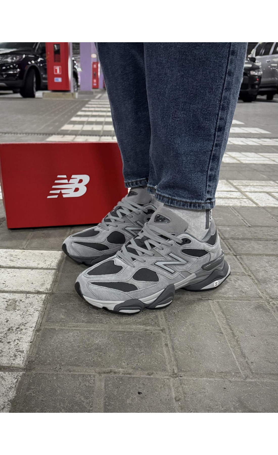 Чоловічі кросівки  Термо кросівки new balance waterproof (9125-1)