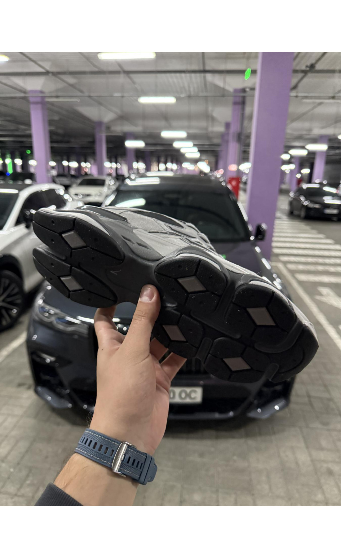 Чоловічі кросівки  Термо кросівки new balance waterproof чорно-сірі (9125-1)