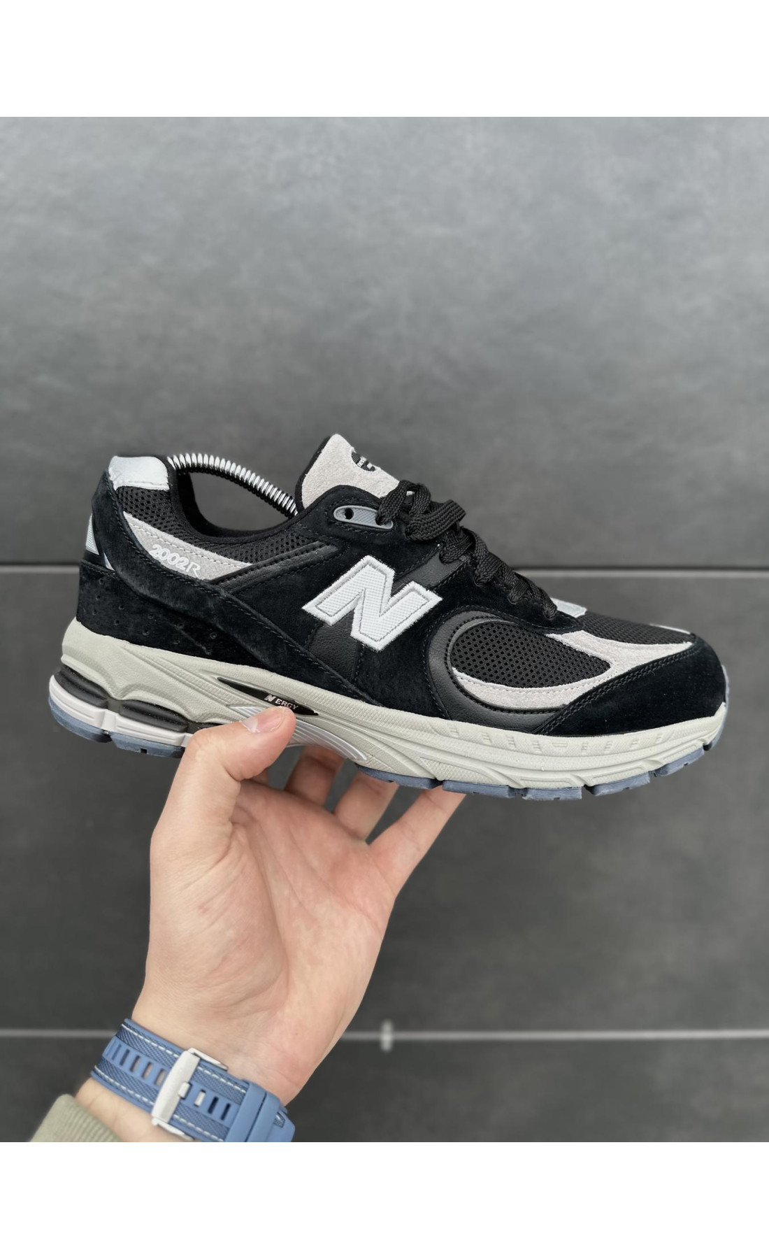 Чоловічі кросівки  Кросівки new balance r (black/gray) (810-1)