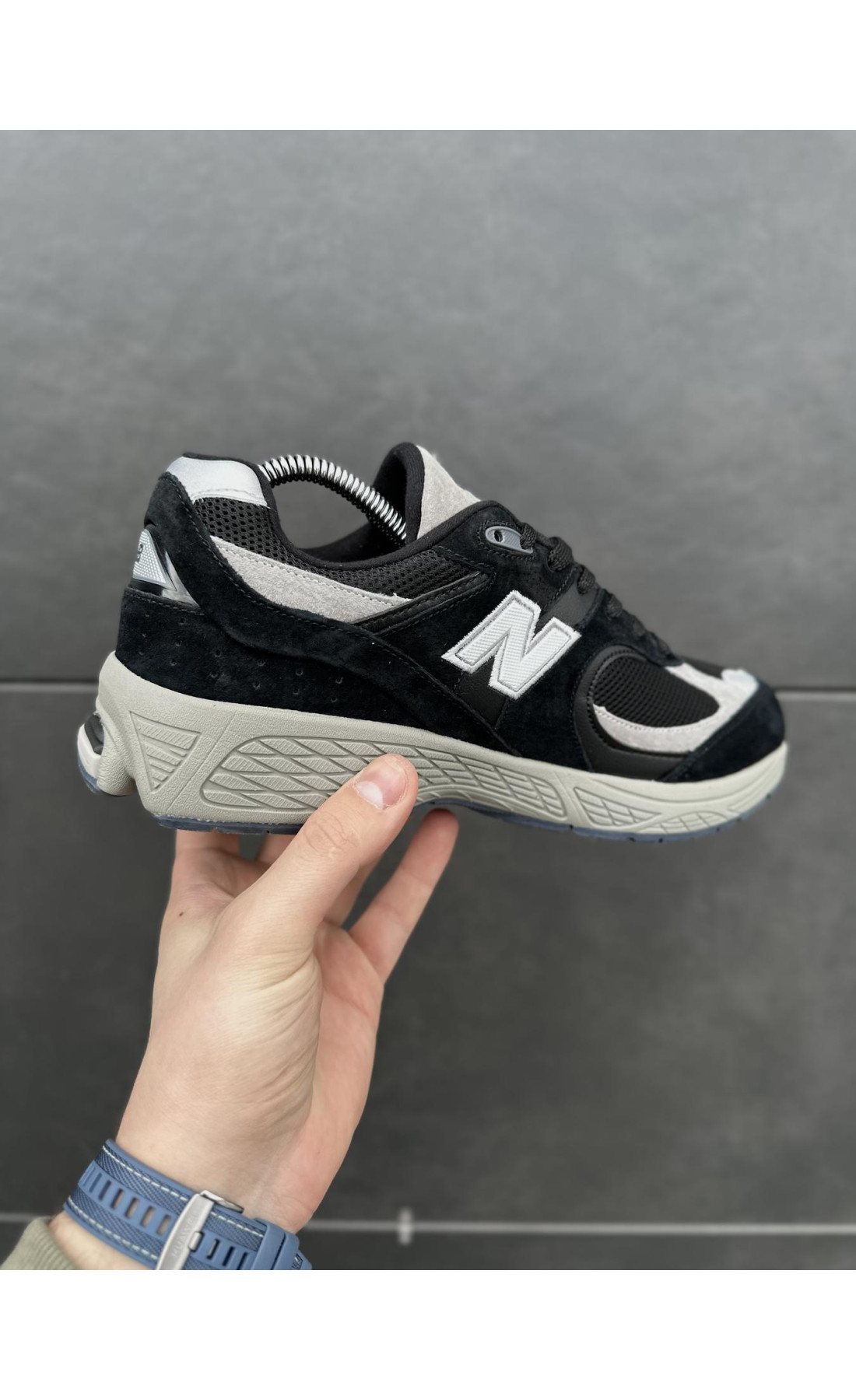 Чоловічі кросівки  Кросівки new balance r (black/gray) (810-1)