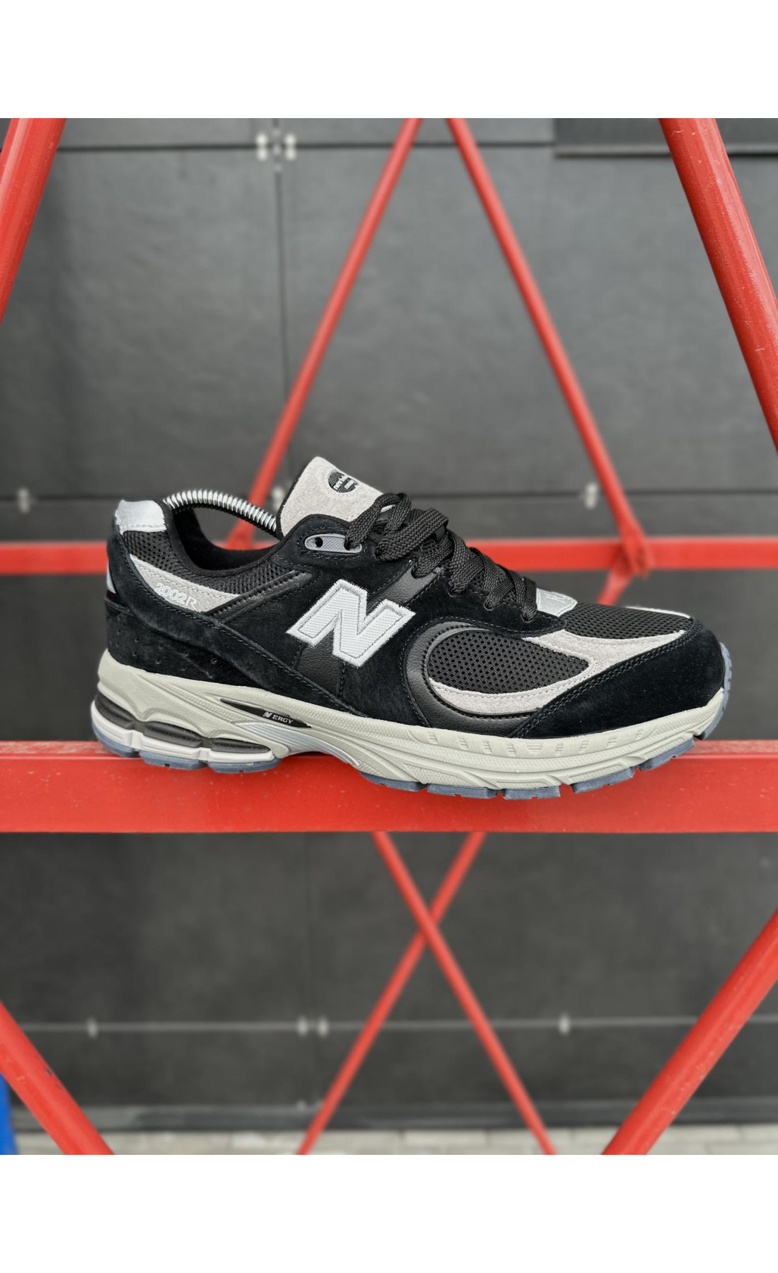 Чоловічі кросівки  Кросівки new balance r (black/gray) (810-1)