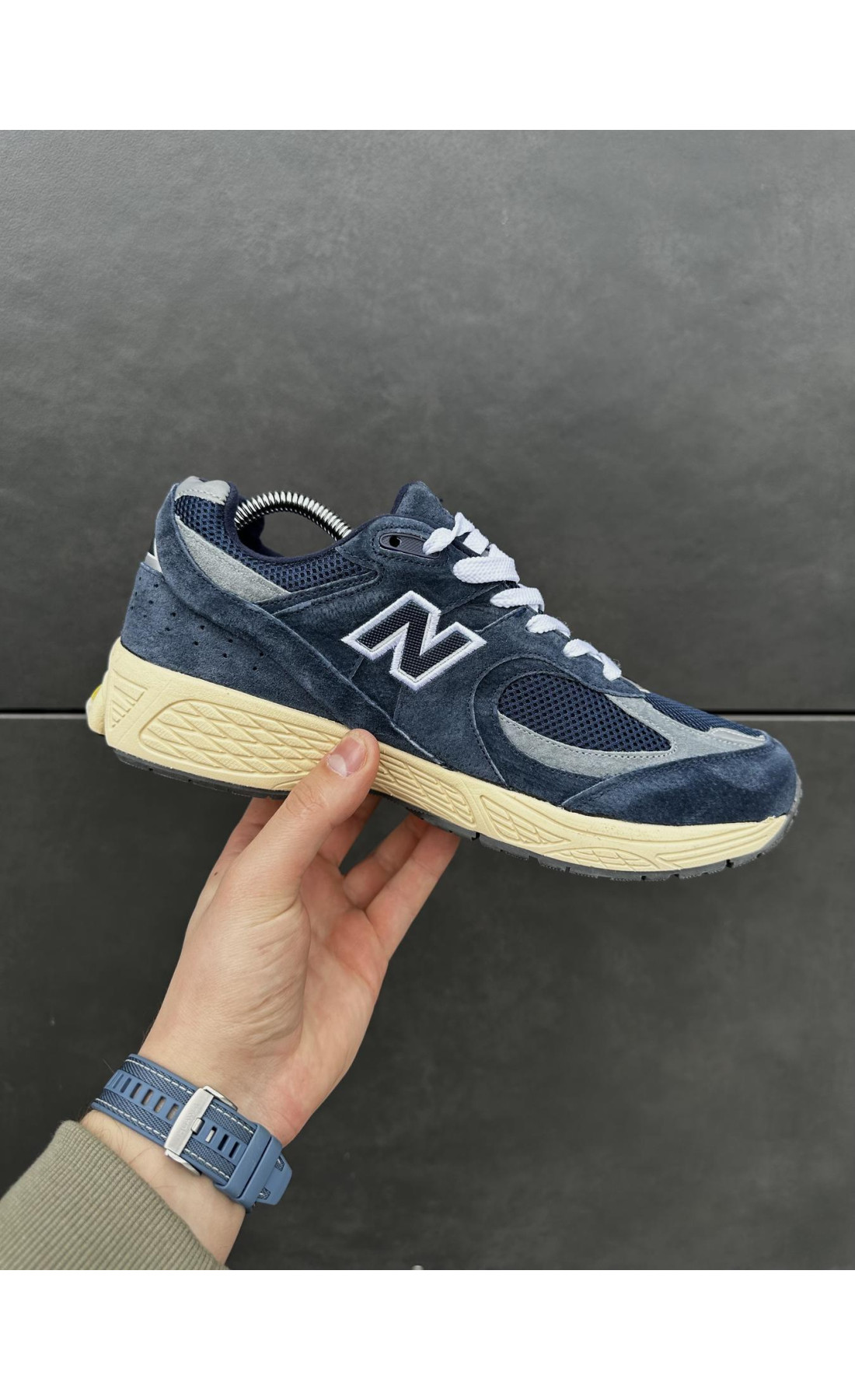Чоловічі кросівки  Кросівки new balance r (сині) (810-3)
