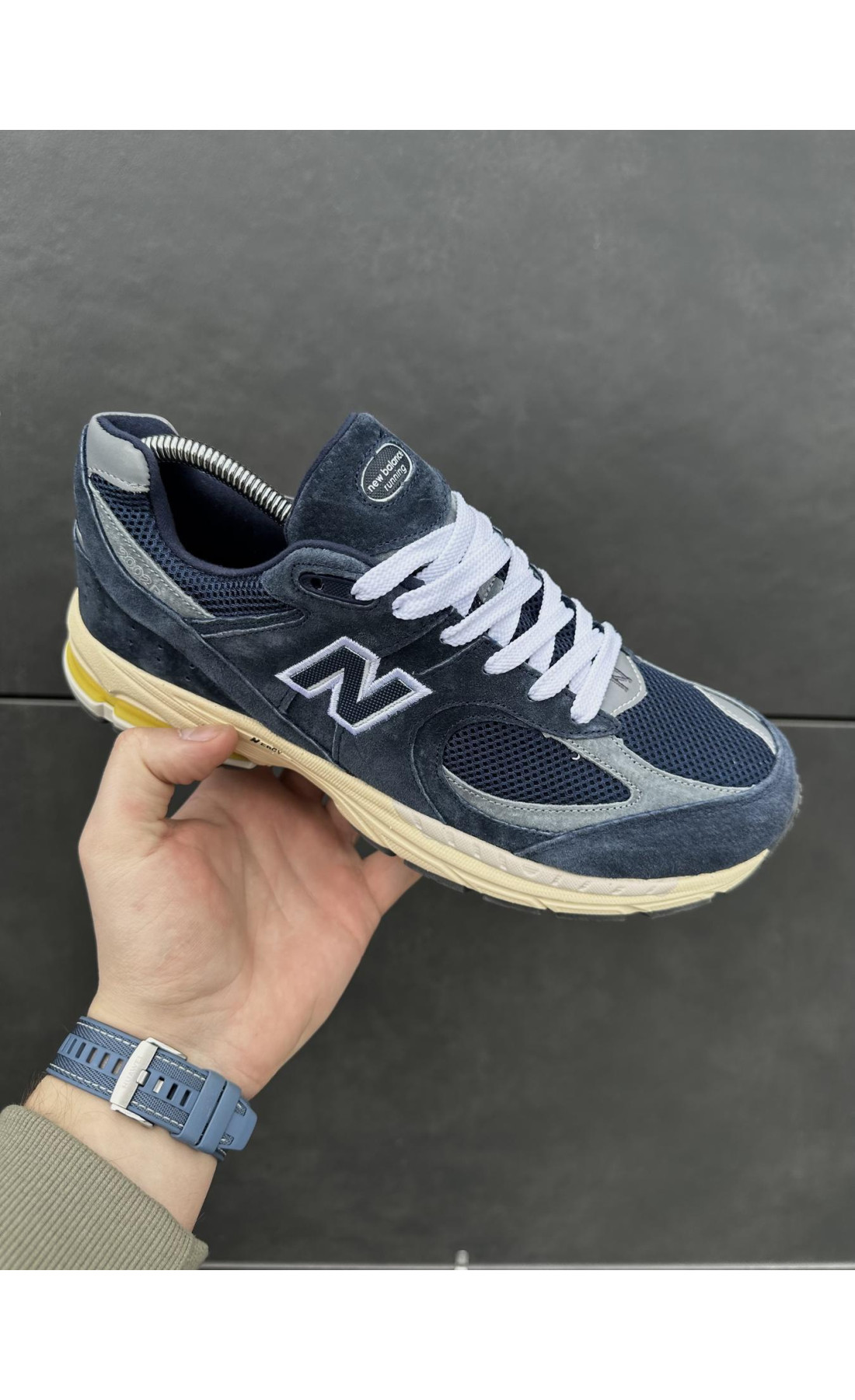 Чоловічі кросівки  Кросівки new balance r (сині) (810-3)