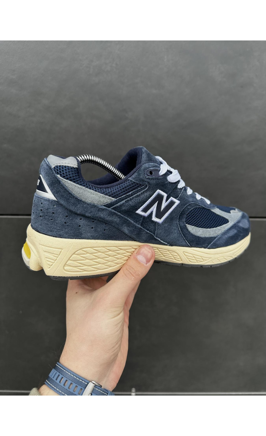 Чоловічі кросівки  Кросівки new balance r (сині) (810-3)