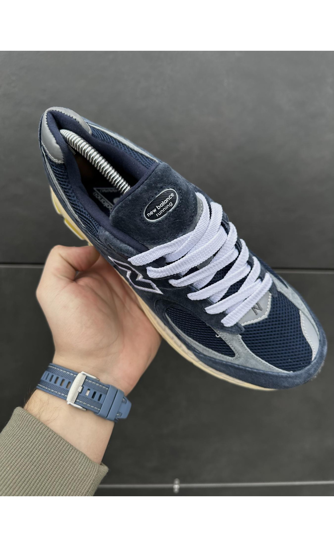 Чоловічі кросівки  Кросівки new balance r (сині) (810-3)