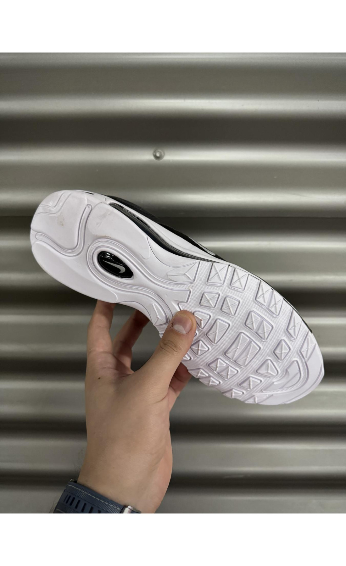 Чоловічі кросівки  Кросівки nike air max reflective, чорні (0017-9)