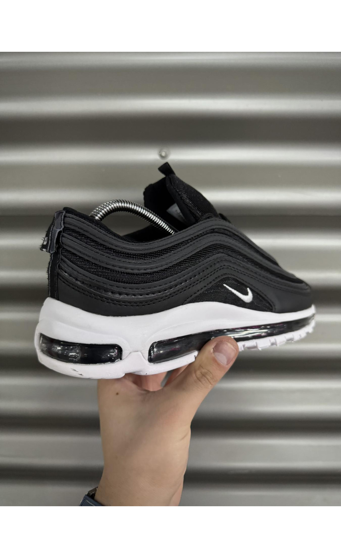 Чоловічі кросівки  Кросівки nike air max reflective, чорні (0017-9)