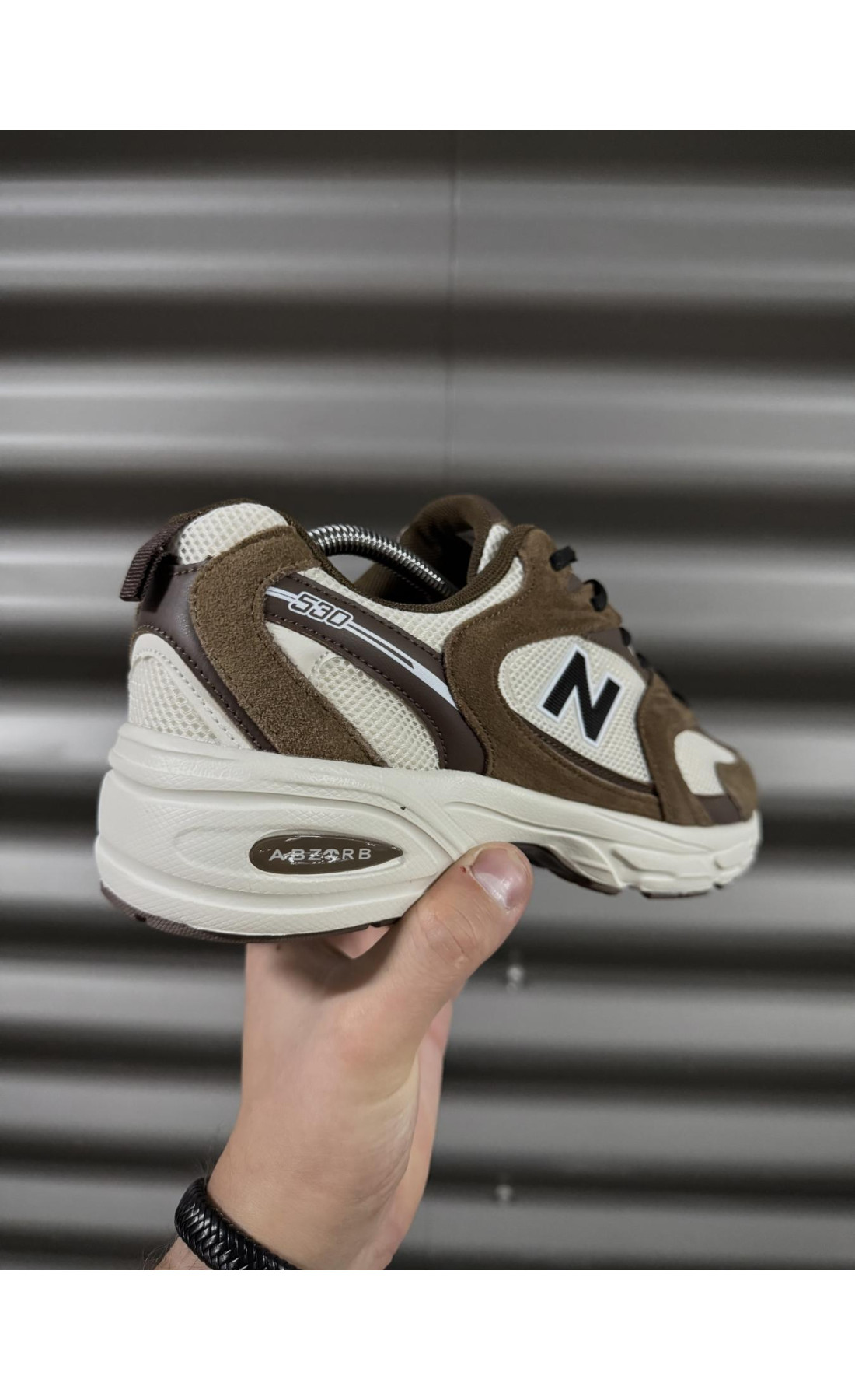 Чоловічі кросівки  Кросівки new balance (brown) (530-6)
