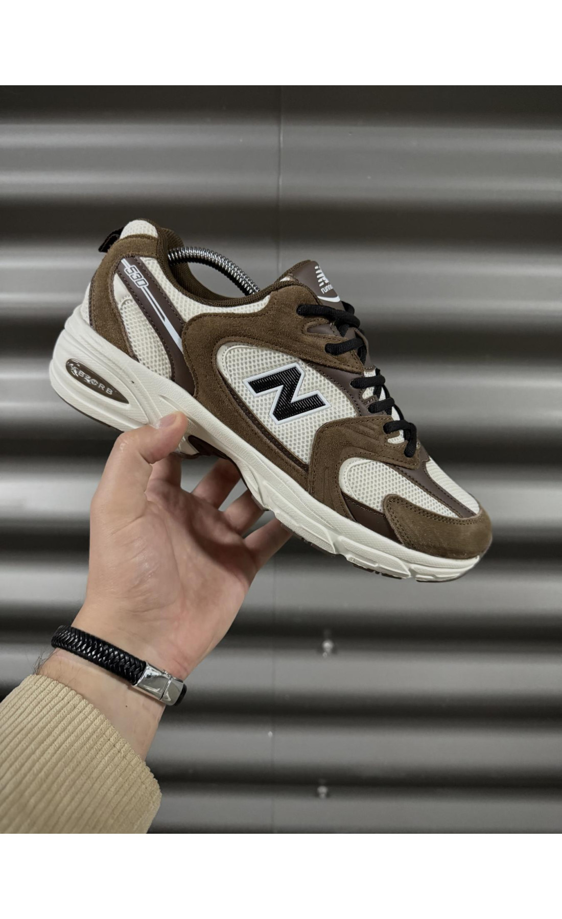 Чоловічі кросівки  Кросівки new balance (brown) (530-6)