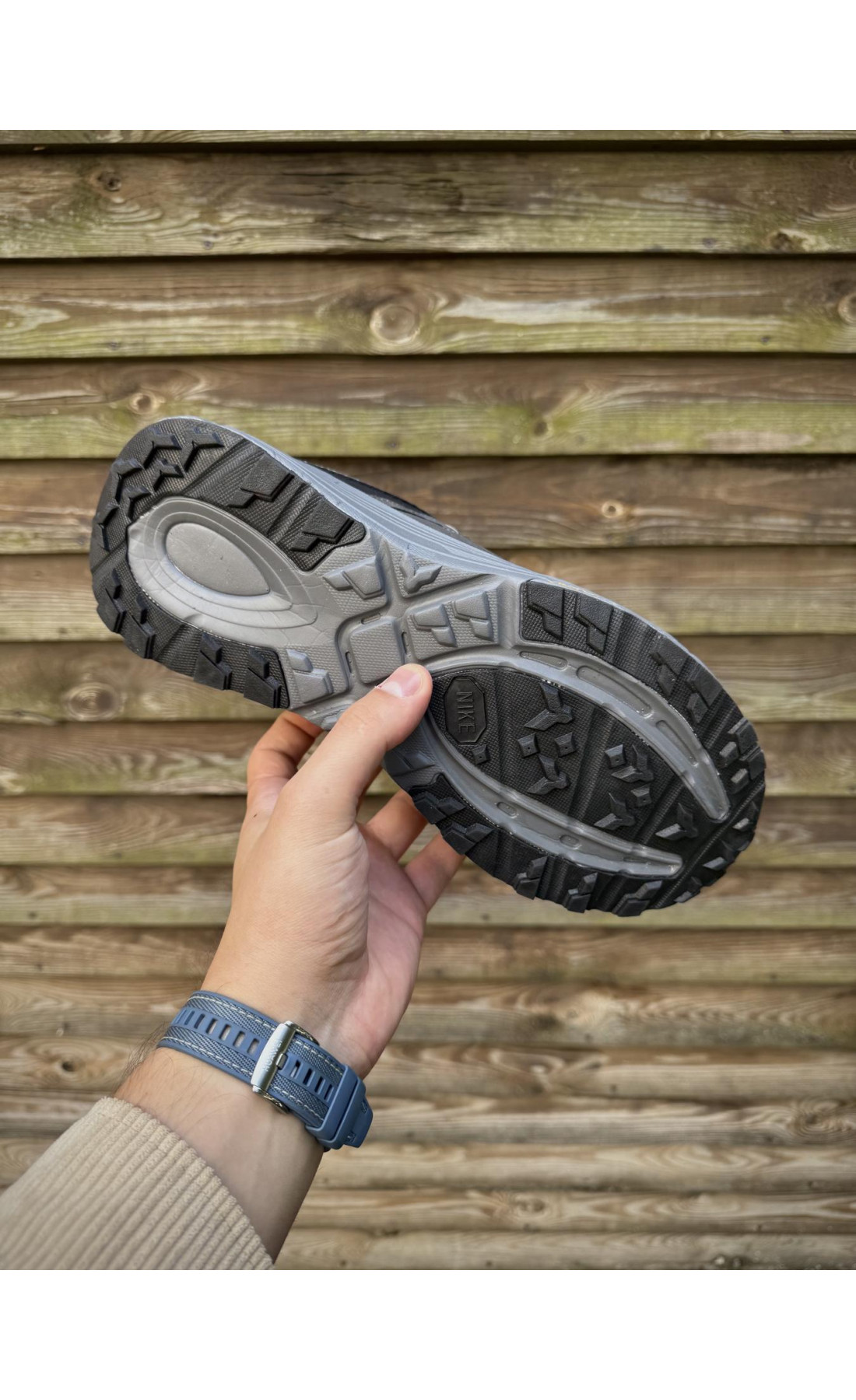 Чоловічі кросівки  Термо кросівки nike acg running (gore-tex), сірі (2963-2)