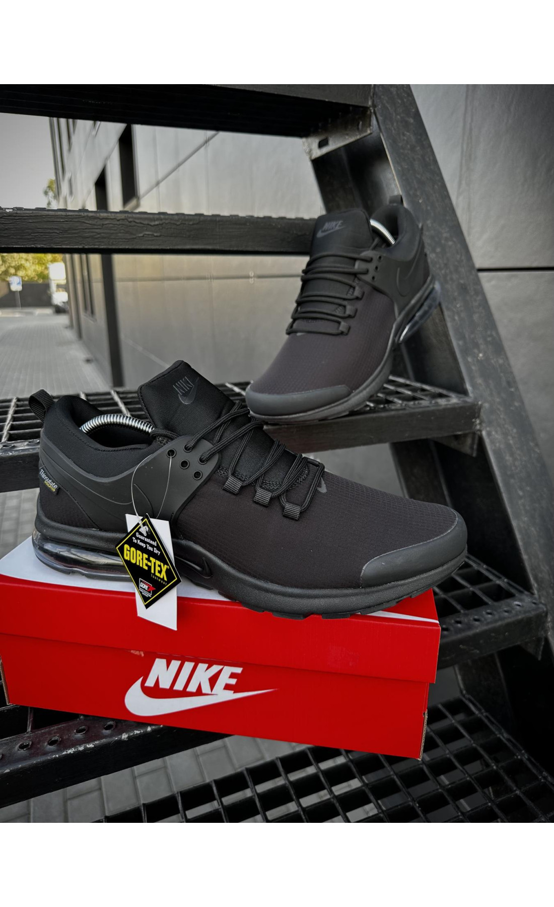 Чоловічі кросівки  Термо кросівки nike presto gore-tex (2853-1)