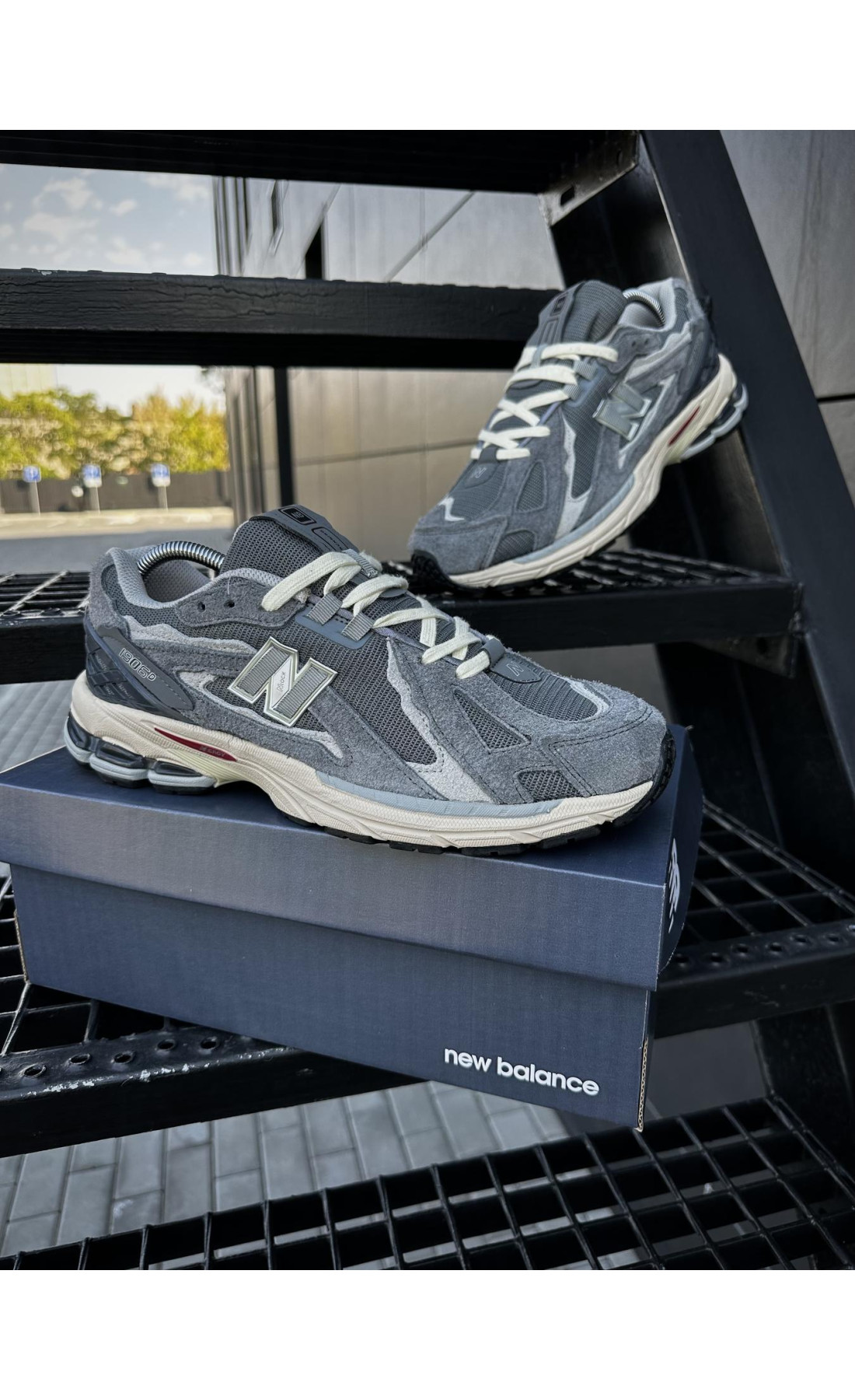 Чоловічі кросівки  Кросівки new balance r (сірі) (2969-7)