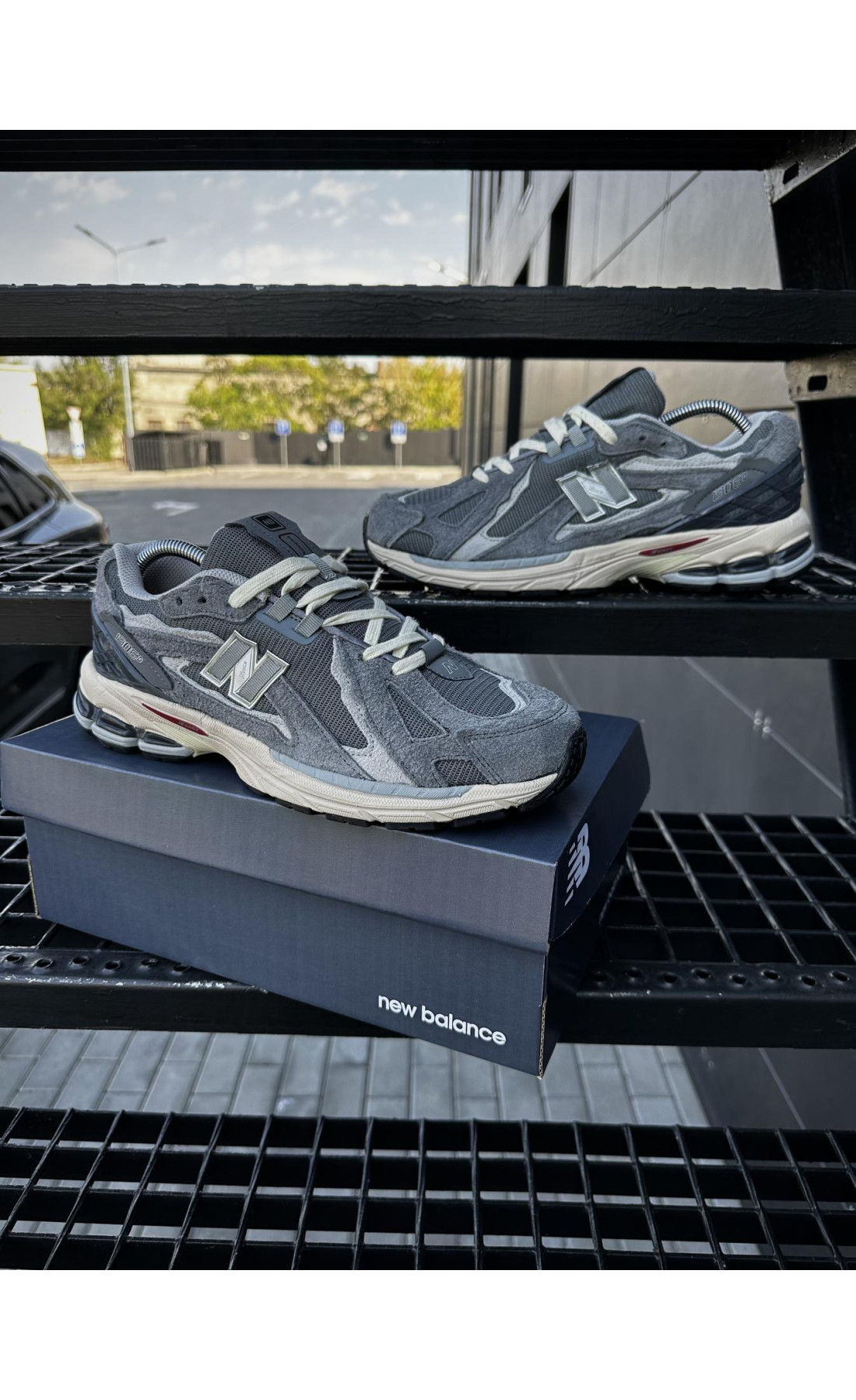 Чоловічі кросівки  Кросівки new balance r (сірі) (2969-7)