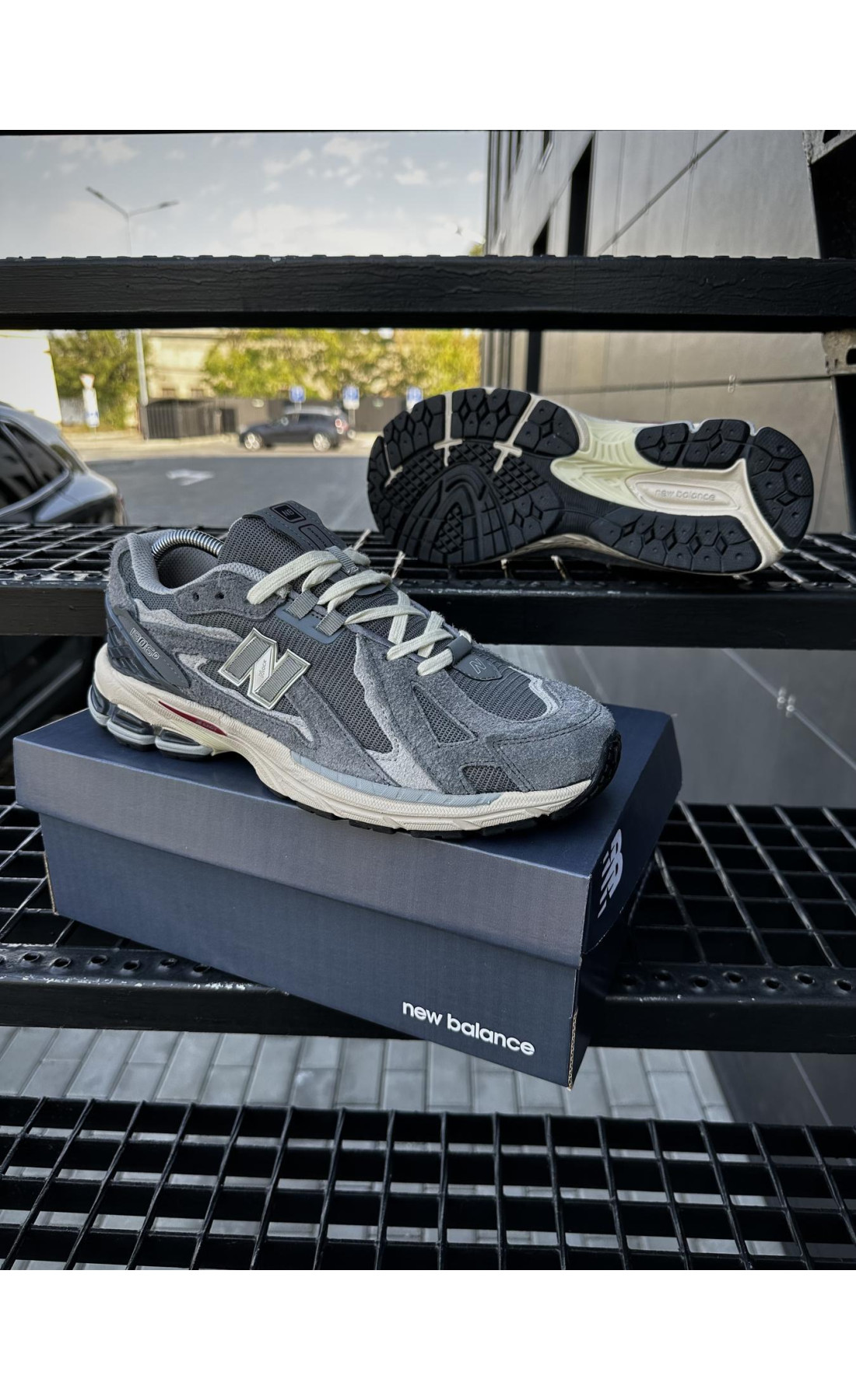 Чоловічі кросівки  Кросівки new balance r (сірі) (2969-7)