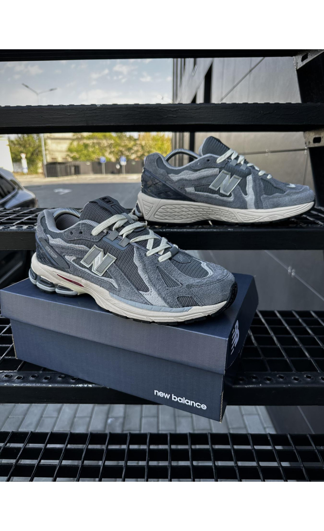Чоловічі кросівки  Кросівки new balance r (сірі) (2969-7)