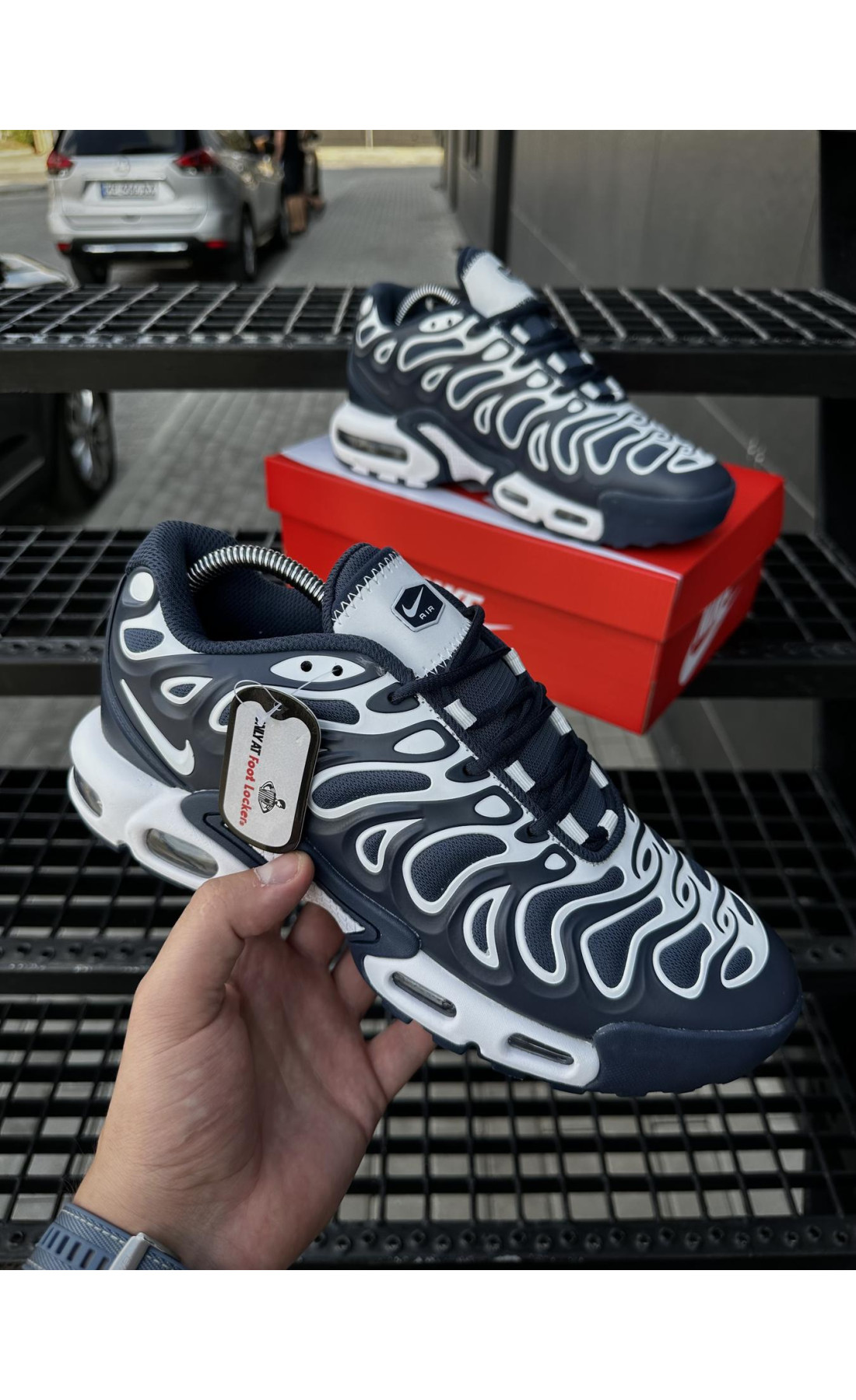 Чоловічі кросівки  Кросівки nike air tn plus drift (сині) (0045-4)