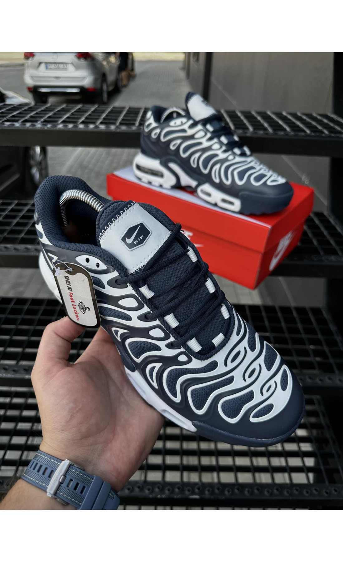 Чоловічі кросівки  Кросівки nike air tn plus drift (сині) (0045-4)