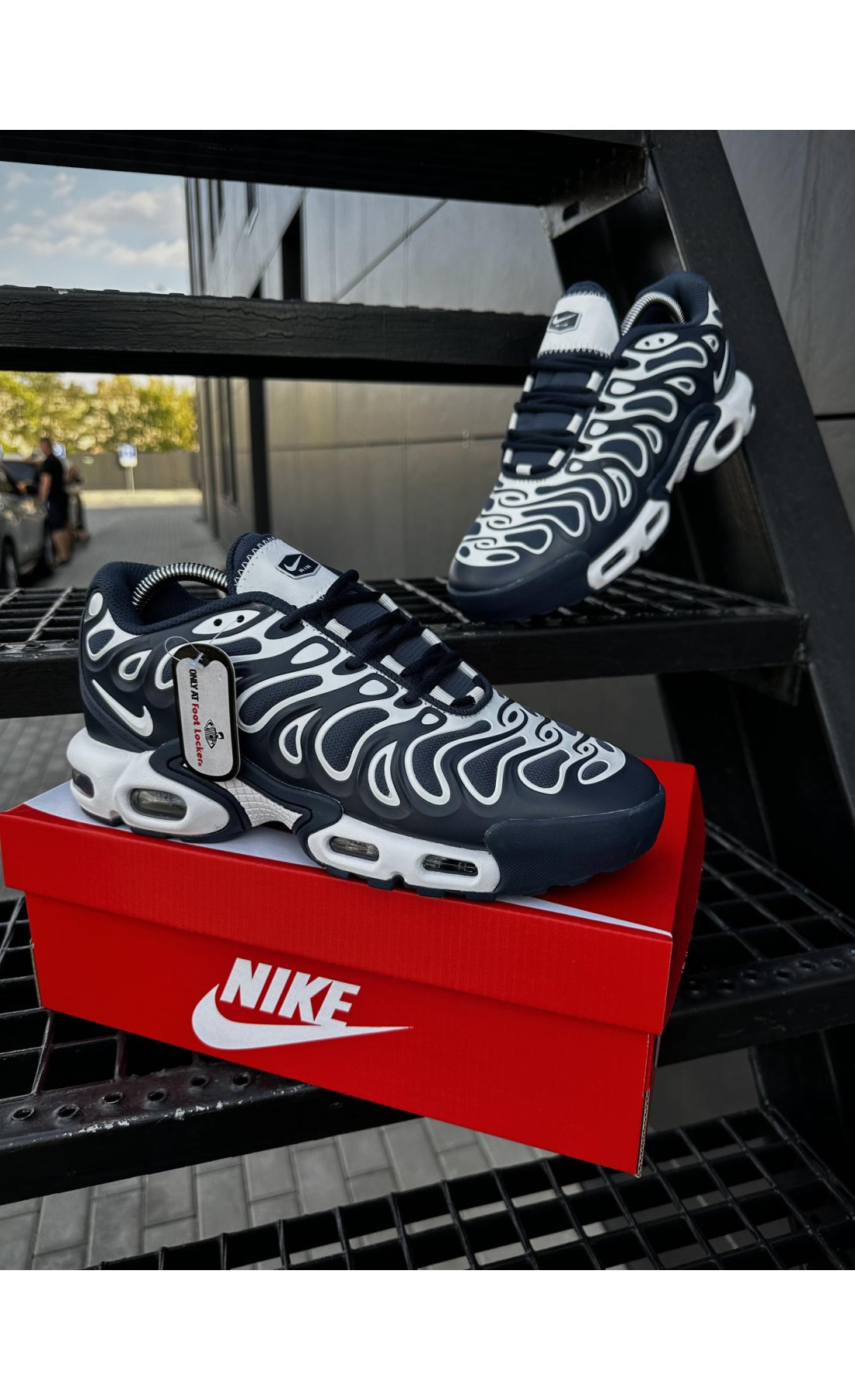 Чоловічі кросівки  Кросівки nike air tn plus drift (сині) (0045-4)