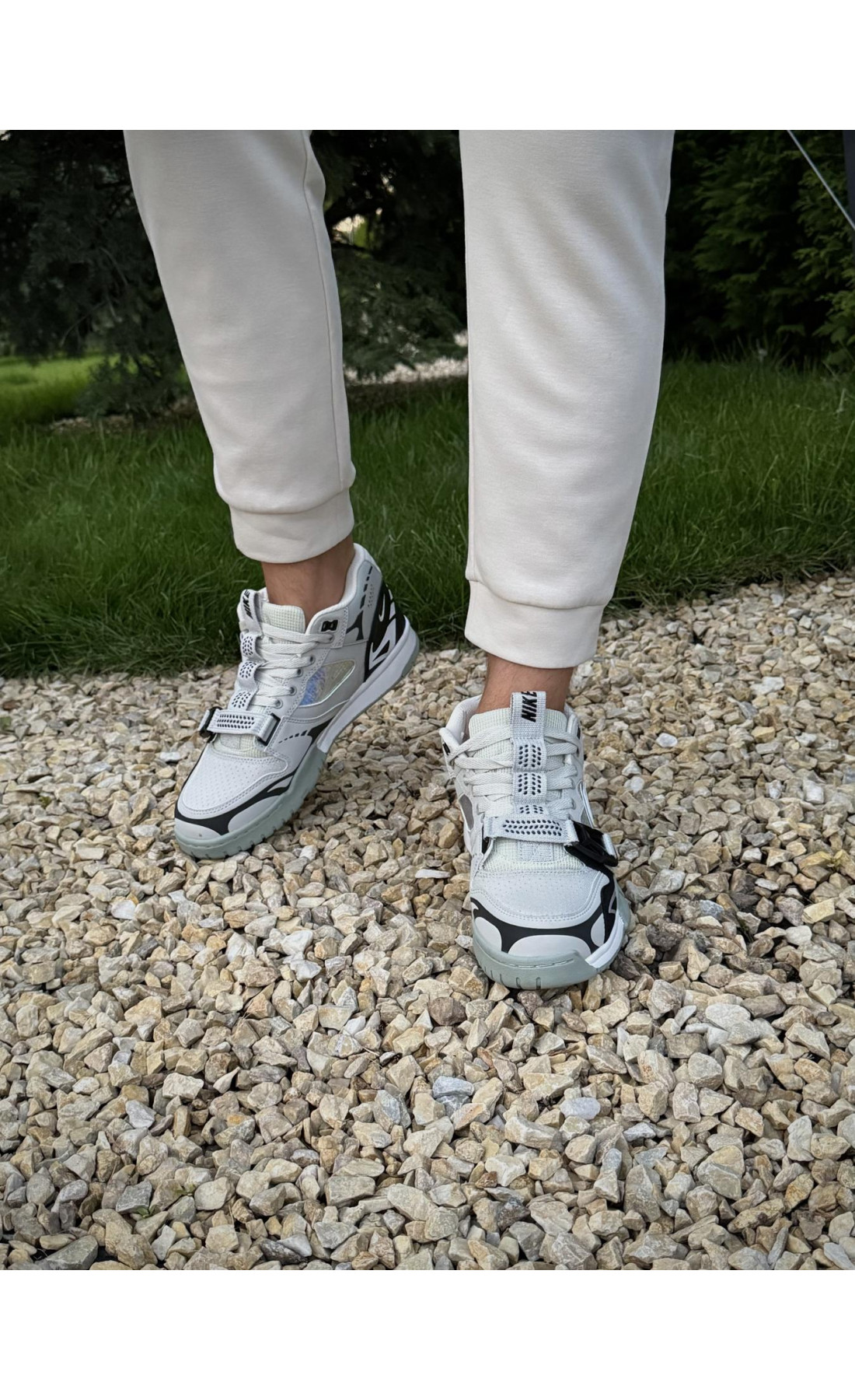 Чоловічі кросівки  Кросівки nike air trainer utility sp (gray & black) (6066-13)