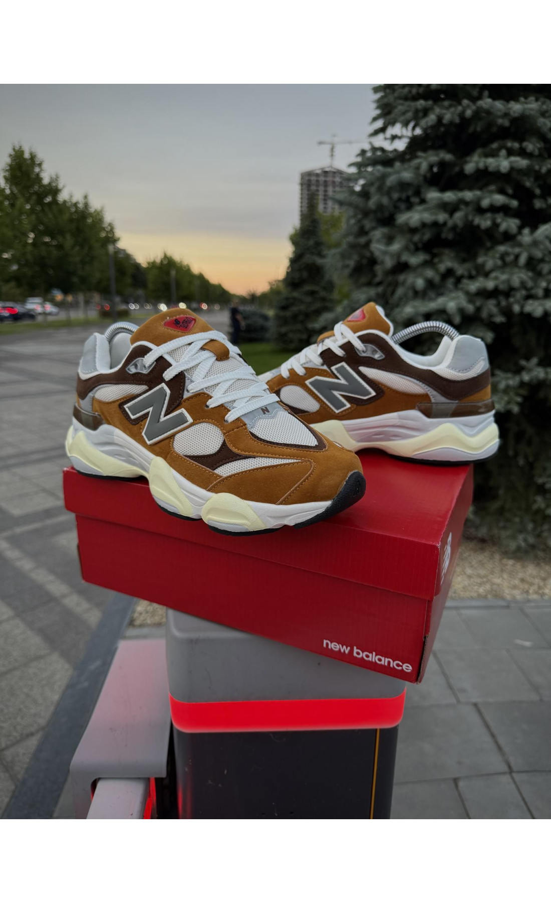 Чоловічі кросівки  Кросівки new balance (camel color) (1148-4)